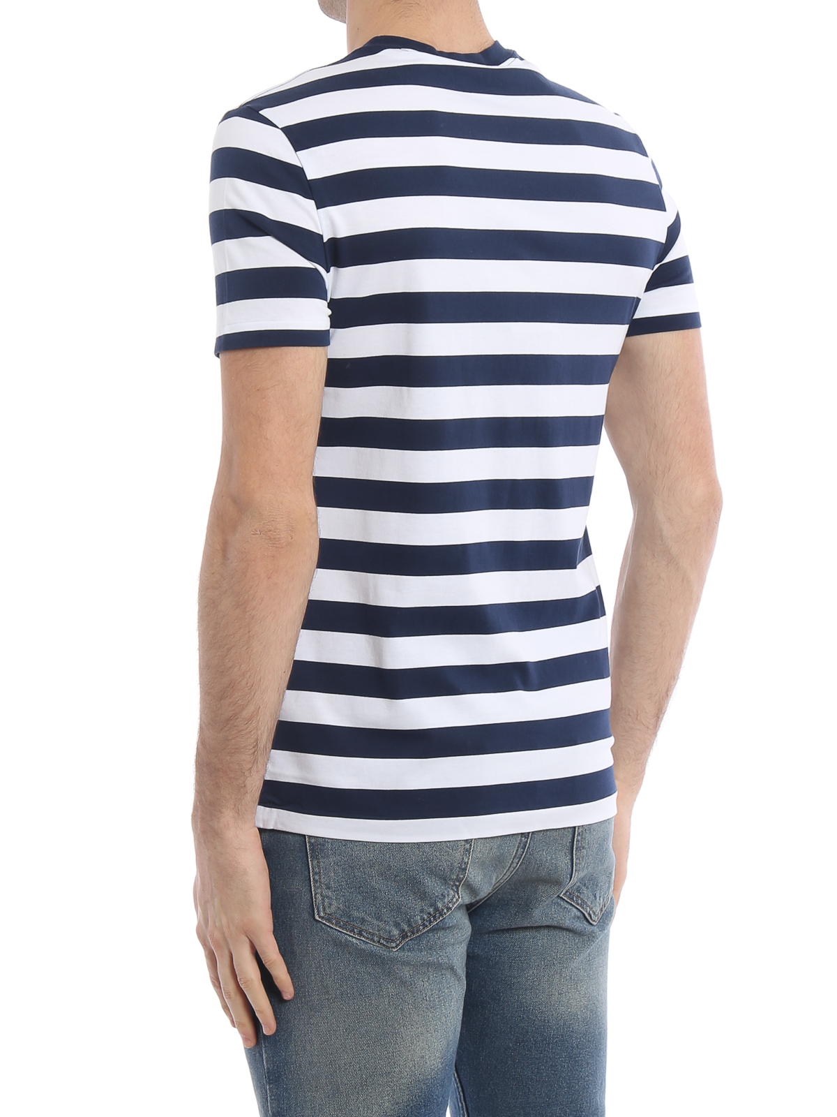Burberry Torridge striped Tee - Blue - Men|4046477 | thebs.com