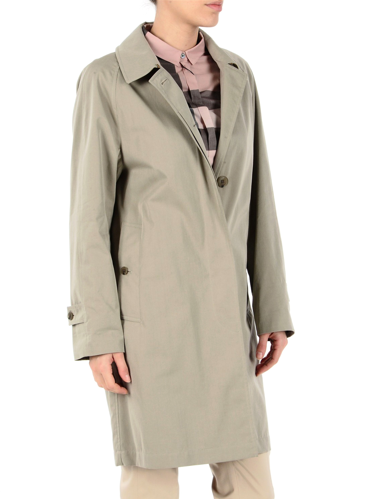 coats Burberry - The beige car coat -