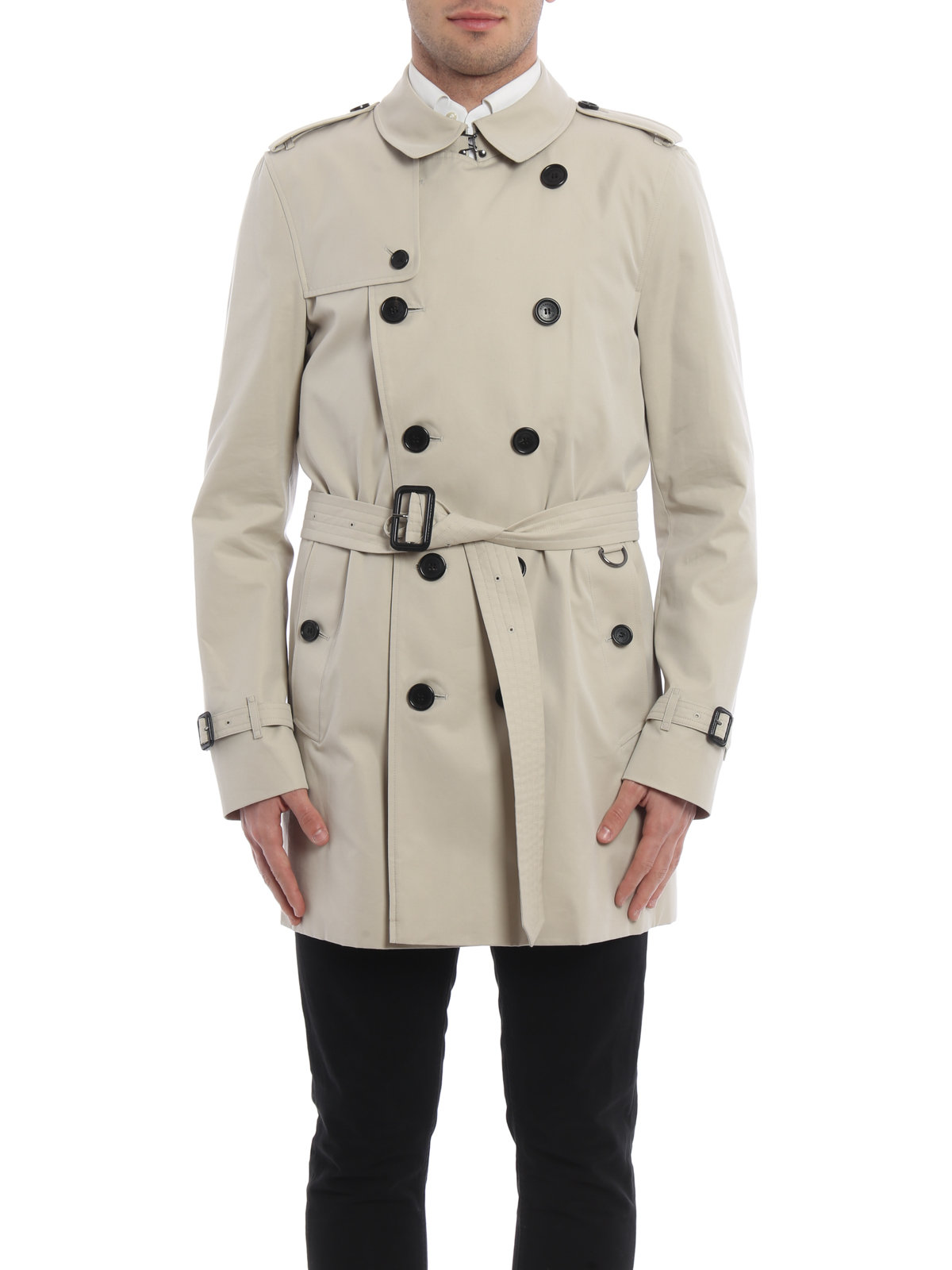 Burberry kensington trench stone sale