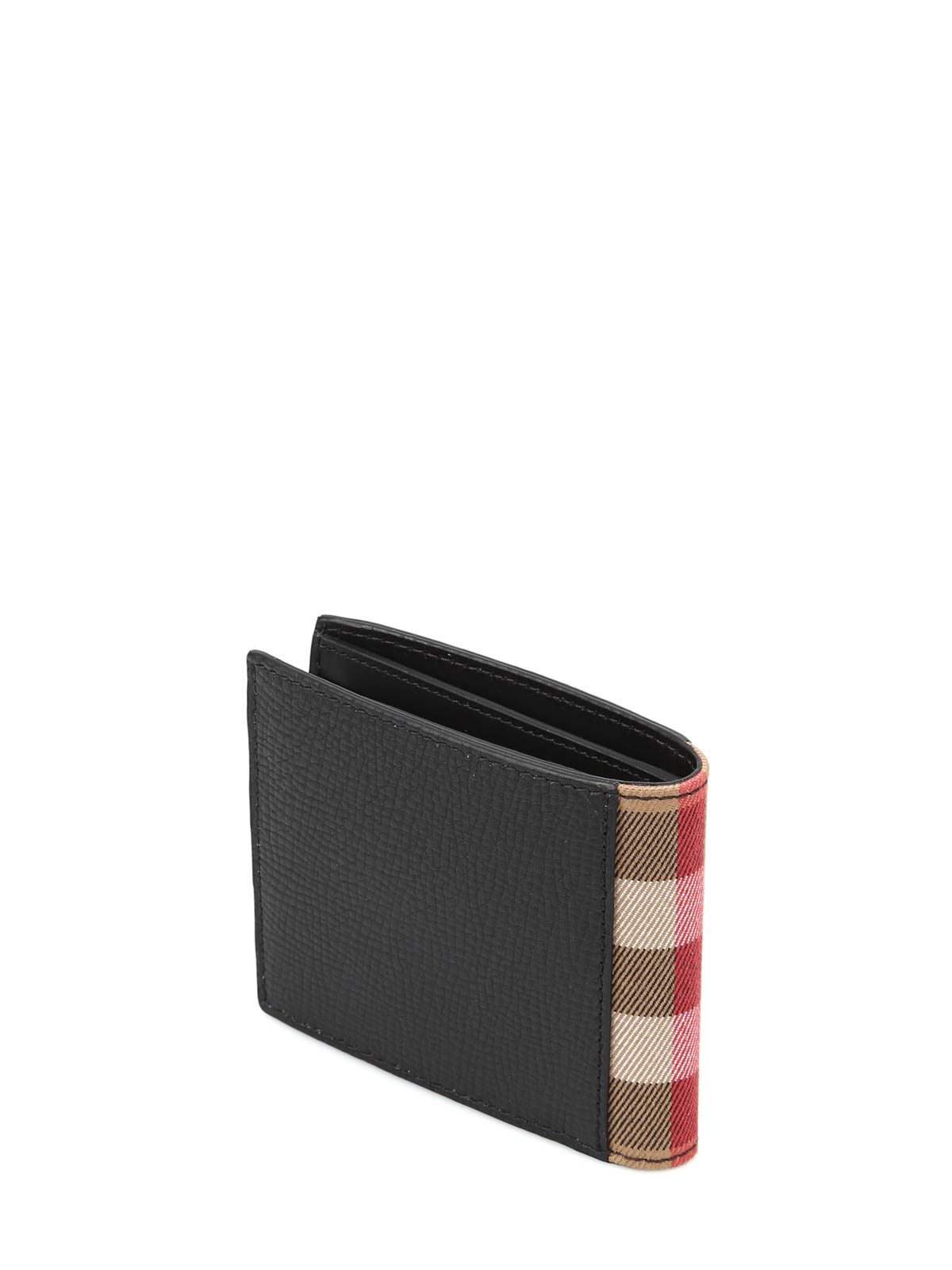 Burberry Fold Over Leather Wallet