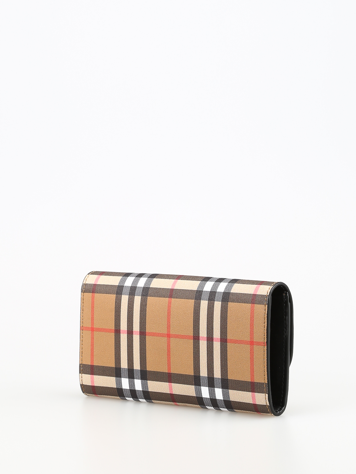 Burberry check-print Leather Wallet - Farfetch