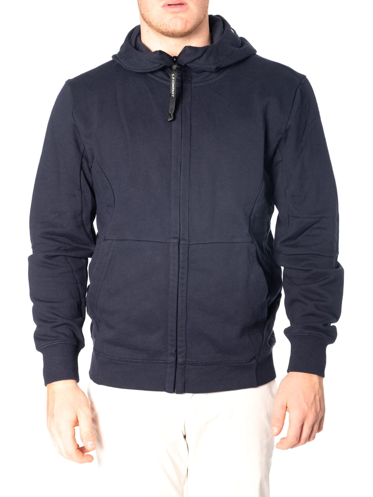 パーカー・フーディ C.P. Company Goggles-Detail Zip-Up Hoodie C.P. Company Goggles-detail zip-up Hoodie | White | FARFETCH
