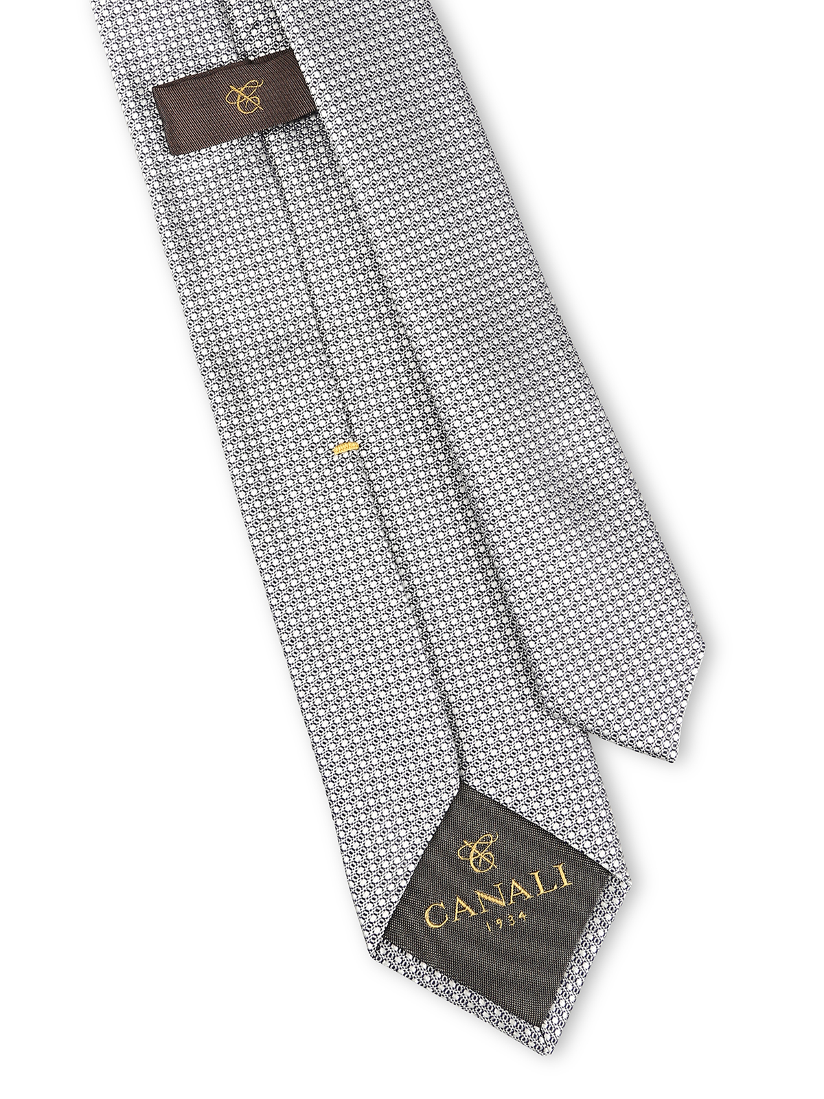 Ties & bow ties Canali - Micro patterned silk tie - HJ02092143