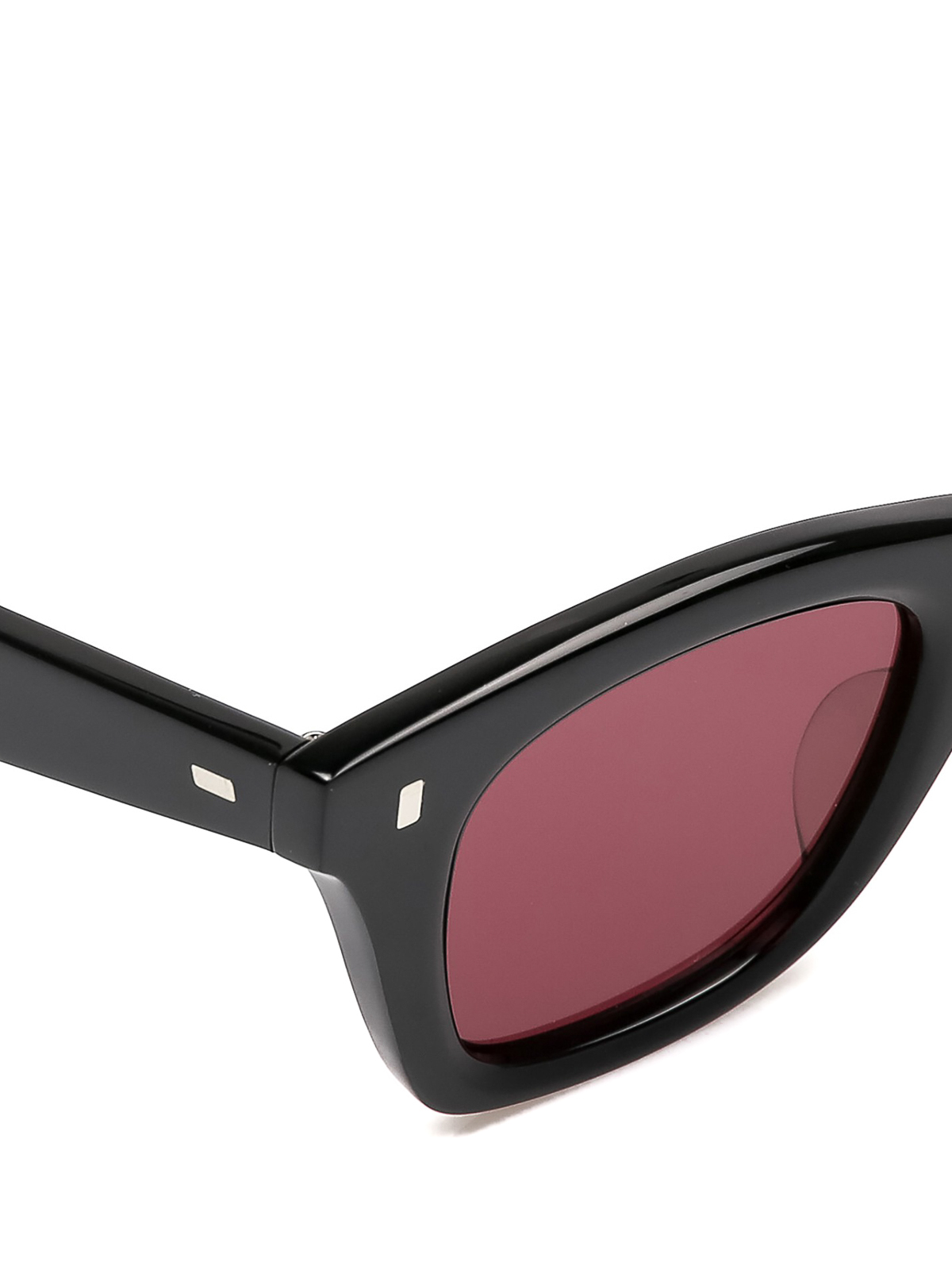 Black sunglasses with pink sales lenses