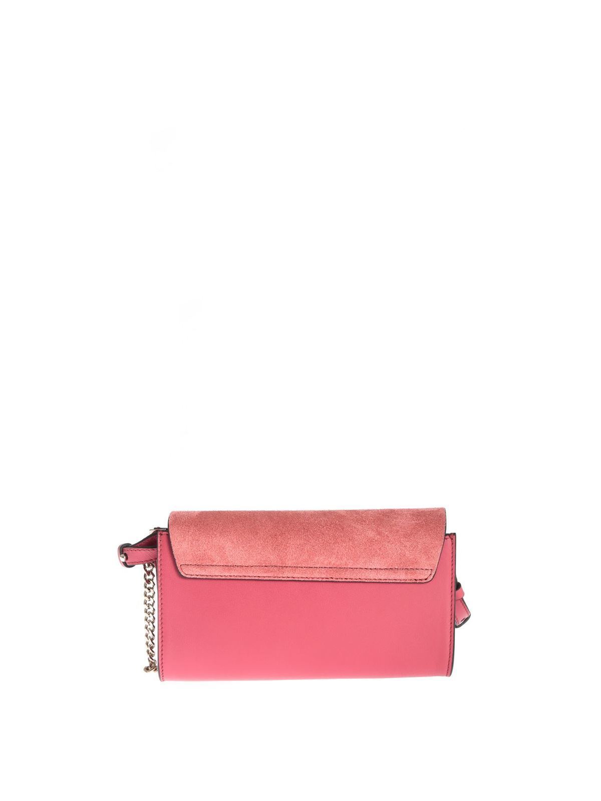 Shoulder bags Chloe' - Faye mini shoulder bag in Scarlet Pink -  CHC16WP796H2O6AM