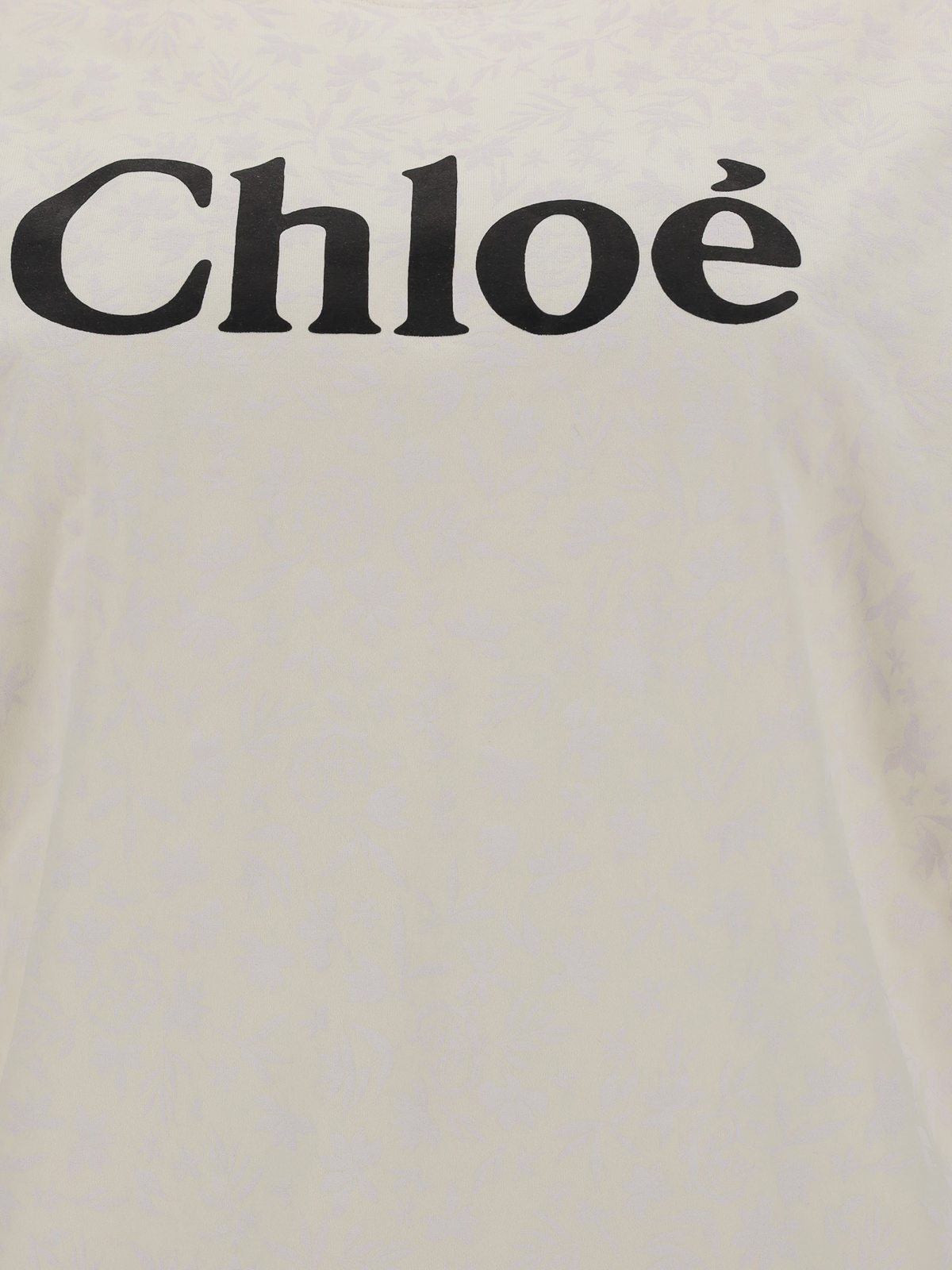 Tシャツ・カットソー CHLOE Woman T-Shirt White CH25SJH12180 101 Chloé White ribbed tank top with logo | TheDoubleF