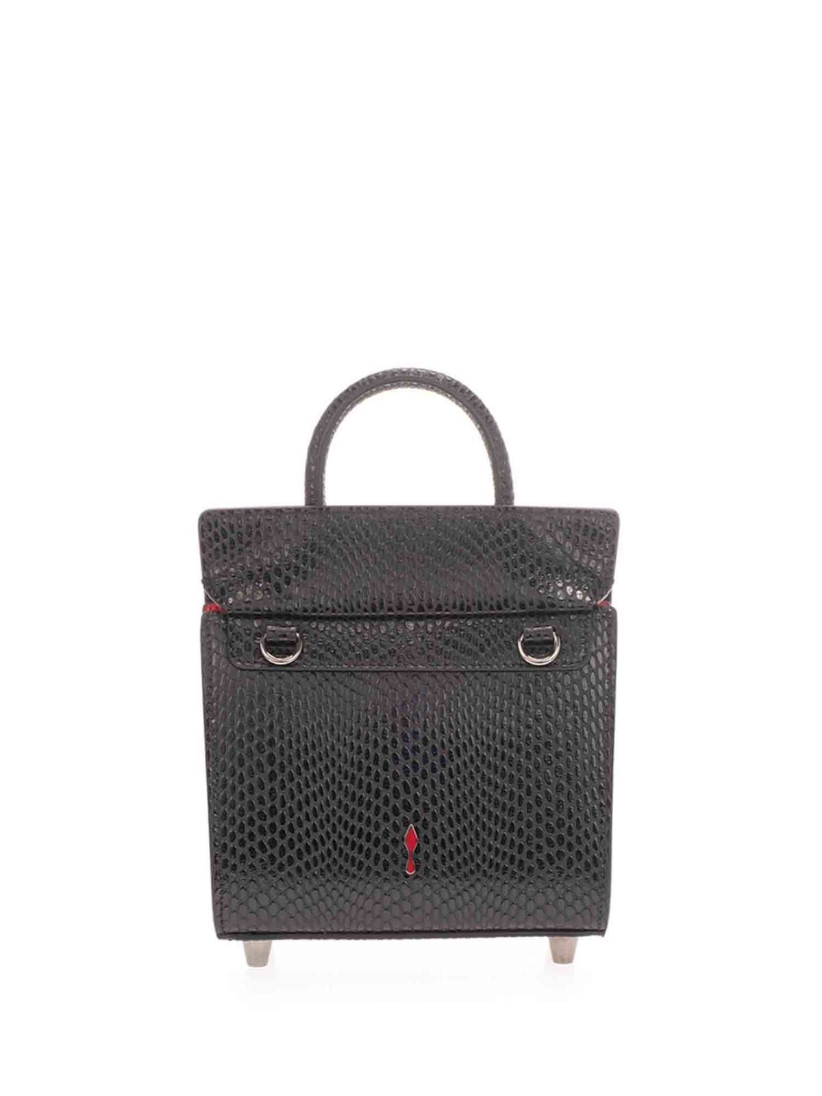 Totes bags Christian Louboutin - Paloma Top Handle Mini bag in black -  1215048CM53
