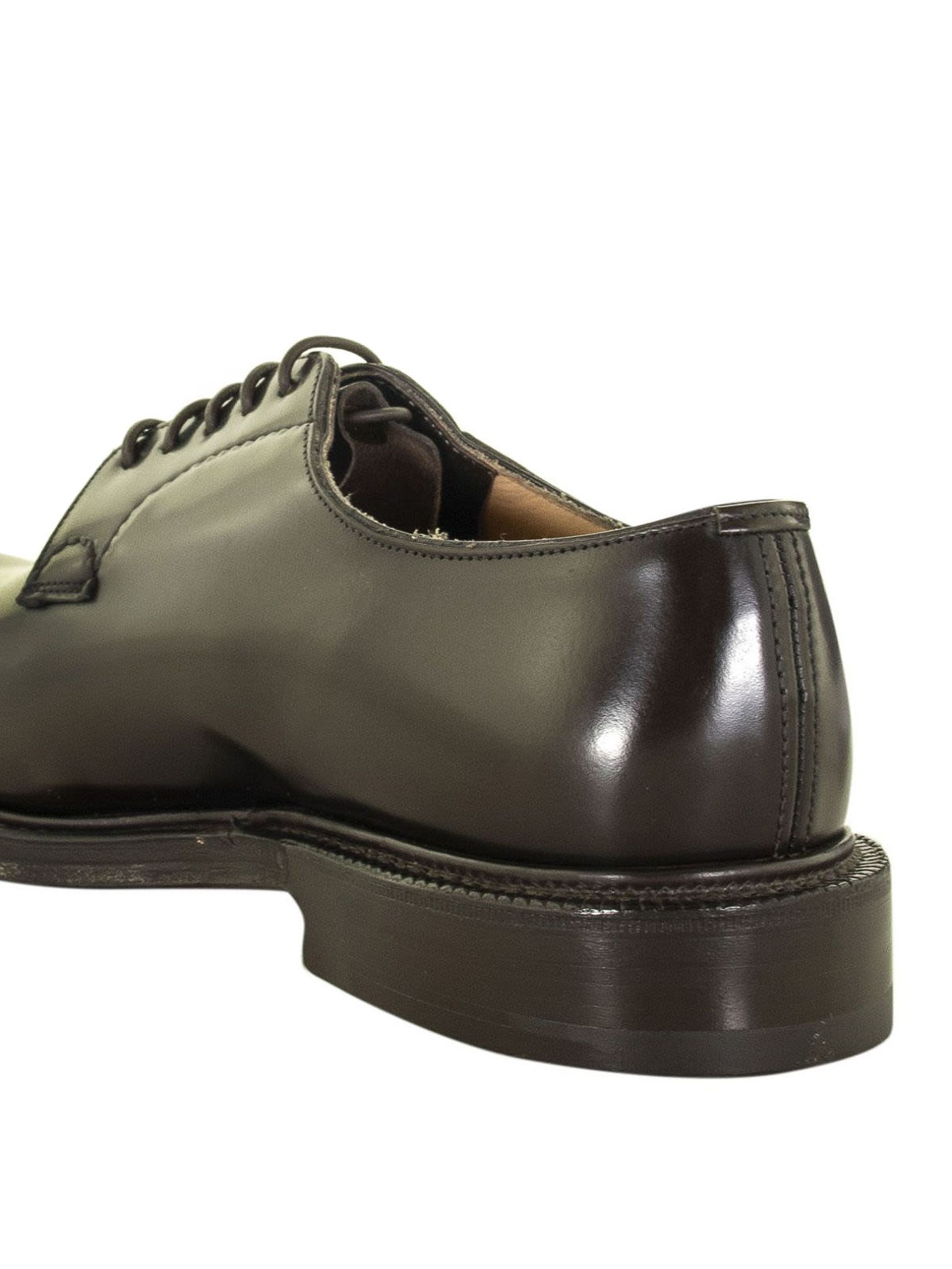 Shop Church's Shannon Brown Polished Leather Derby Shoes