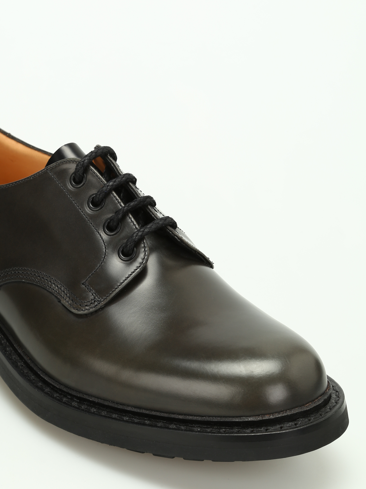 Church's Mc Neil Rois calf leather shoes - Dark Grey|MCNEIL680139
