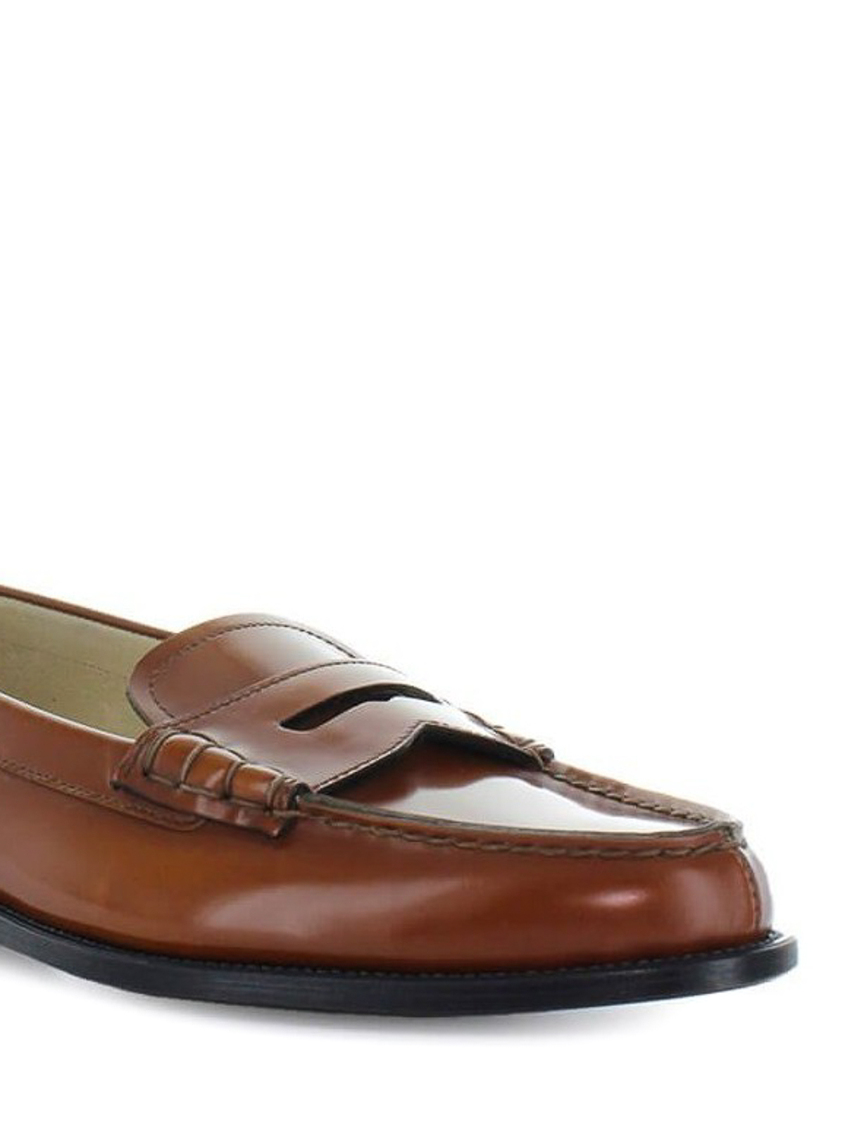 Church's Kara brown leather loafers - Brown | DD00419LGF0AAN