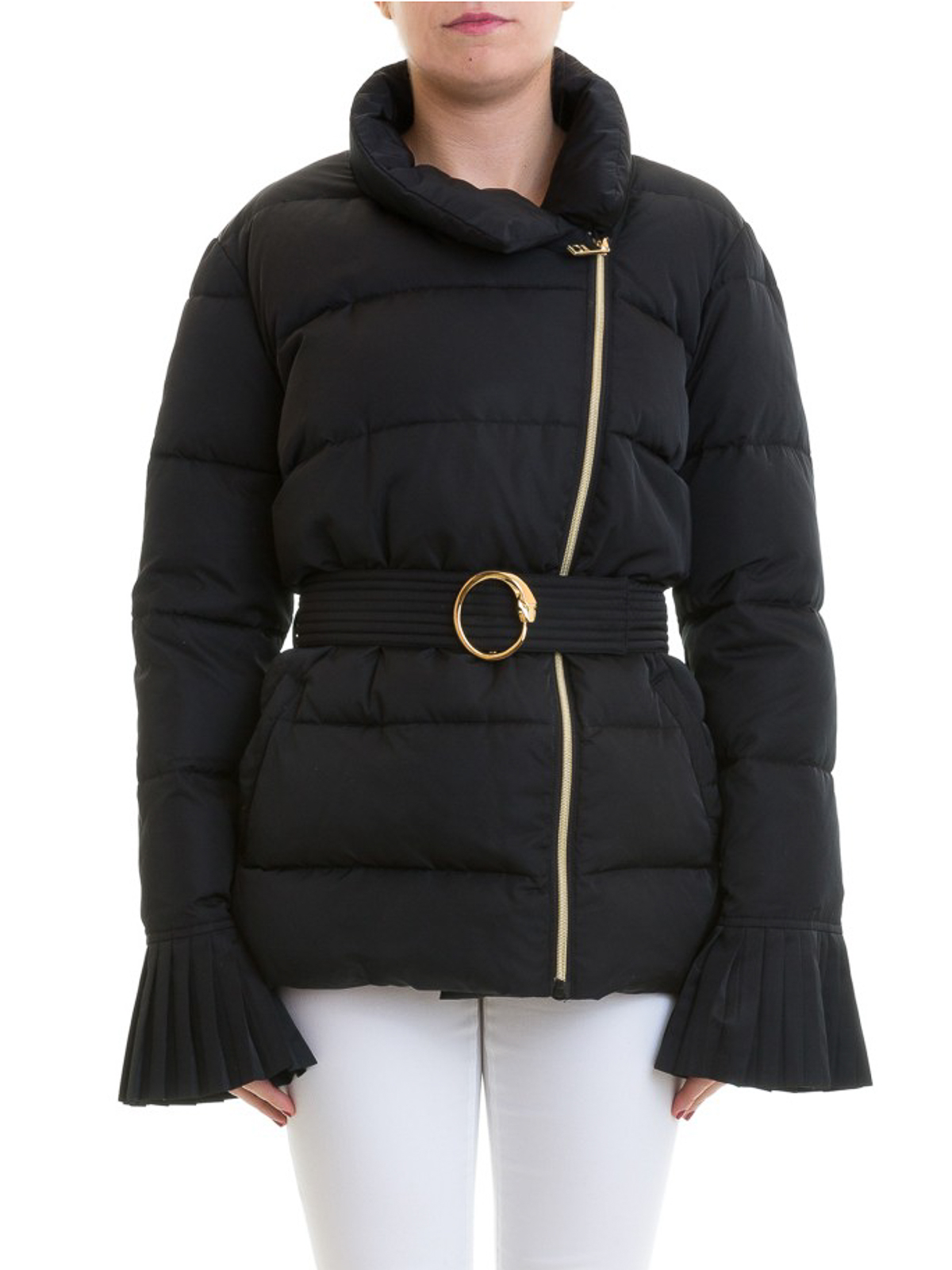 ovn Forstærker udledning Padded jackets Class Roberto Cavalli - Asymmetric zip nylon puffer jacket -  E5ISA933I335899EASYL
