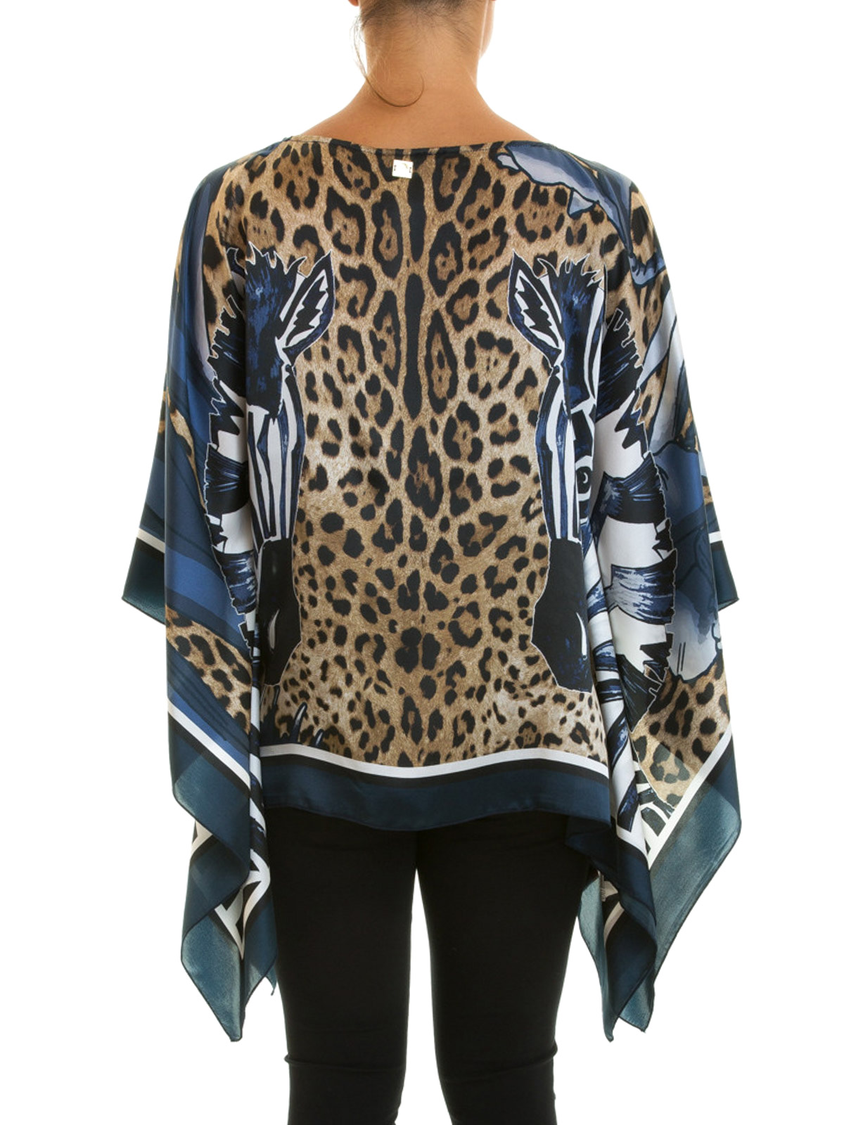 Class Roberto Cavalli Animal print silk kaftan|B0IQA646C27197422009