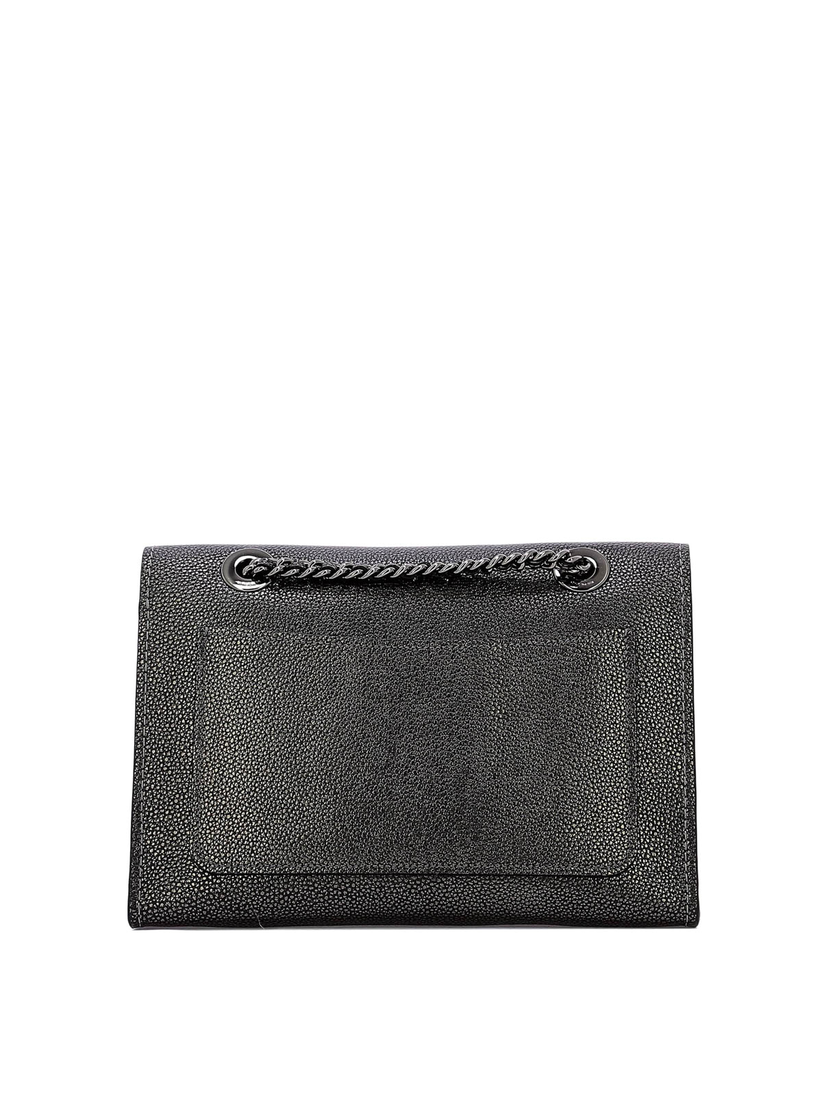 Coach Metallic leather Parker shoulder bag Black 35577GM