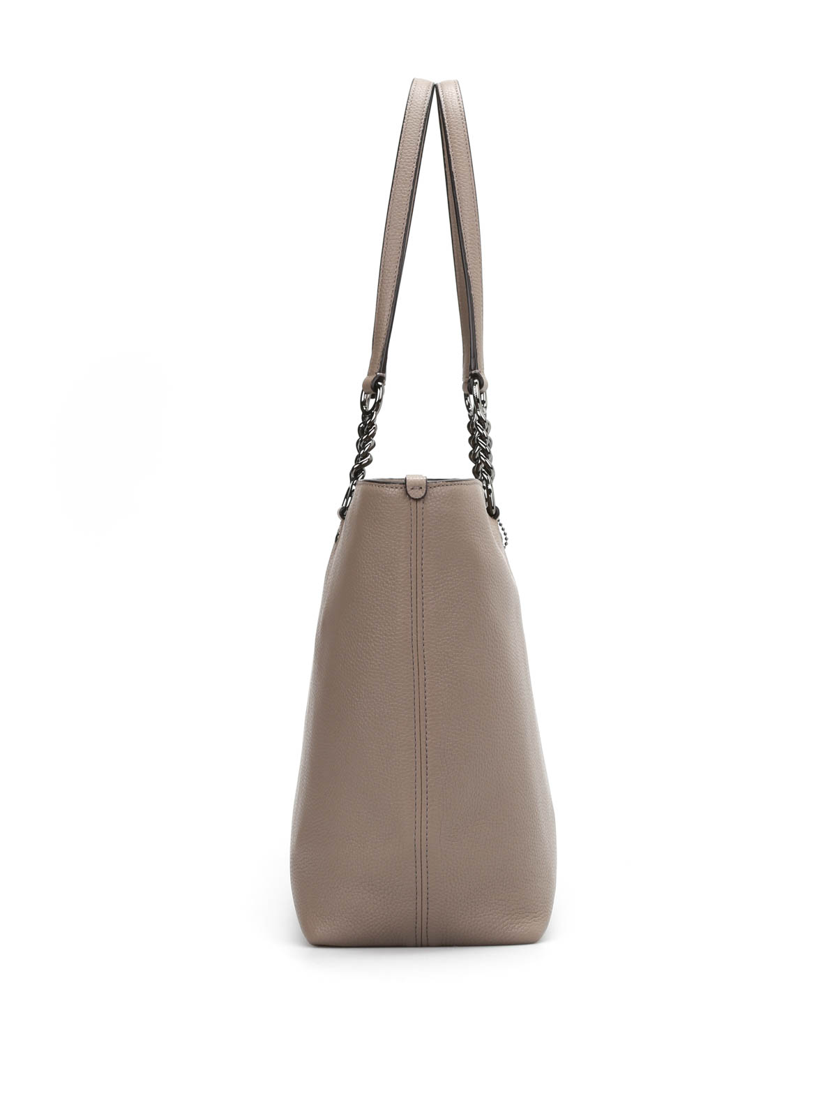 COACH Sophia Tote In Pebble Leather in Metallic