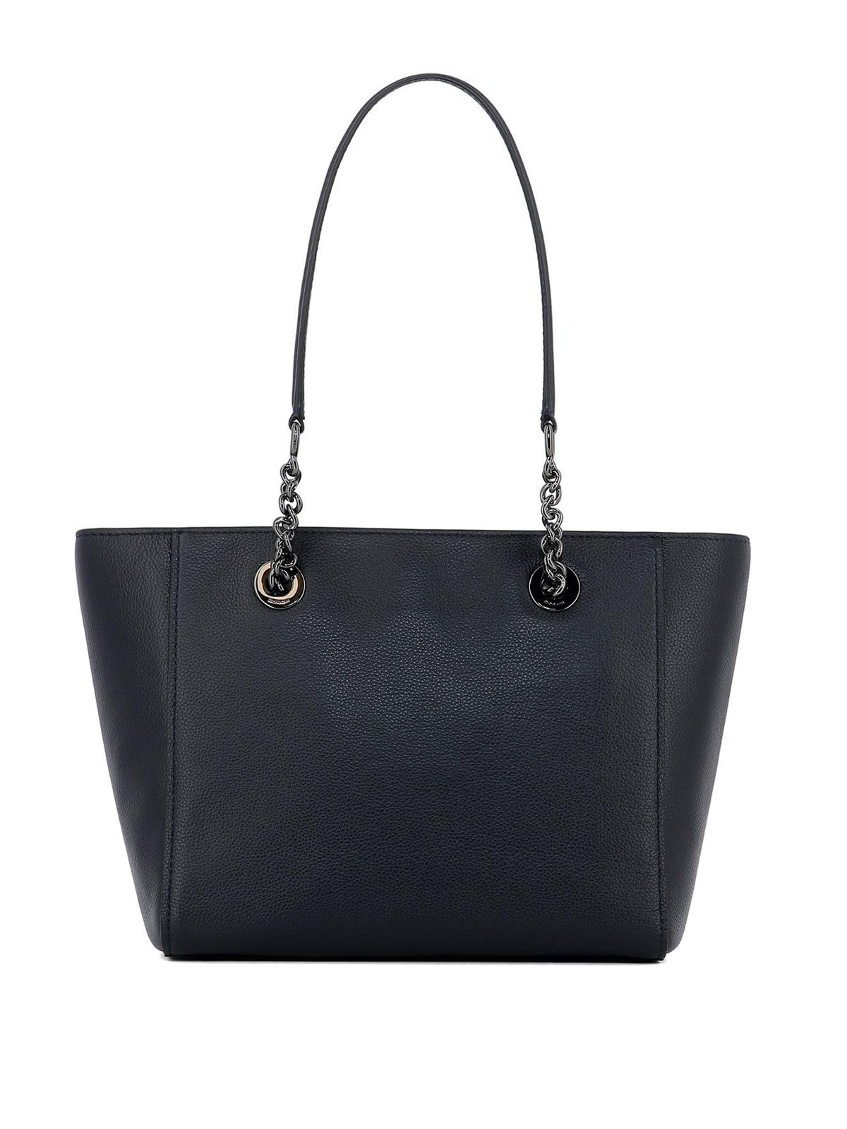 Coach Turnlock dark blue leather chain bag - Dark Blue|57107DKNAV