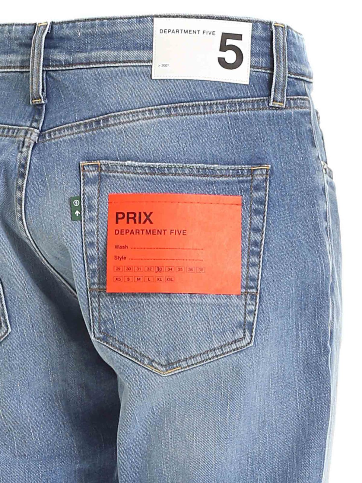 Department Prix faded jeans in blue Blue Men U21D05D2101100