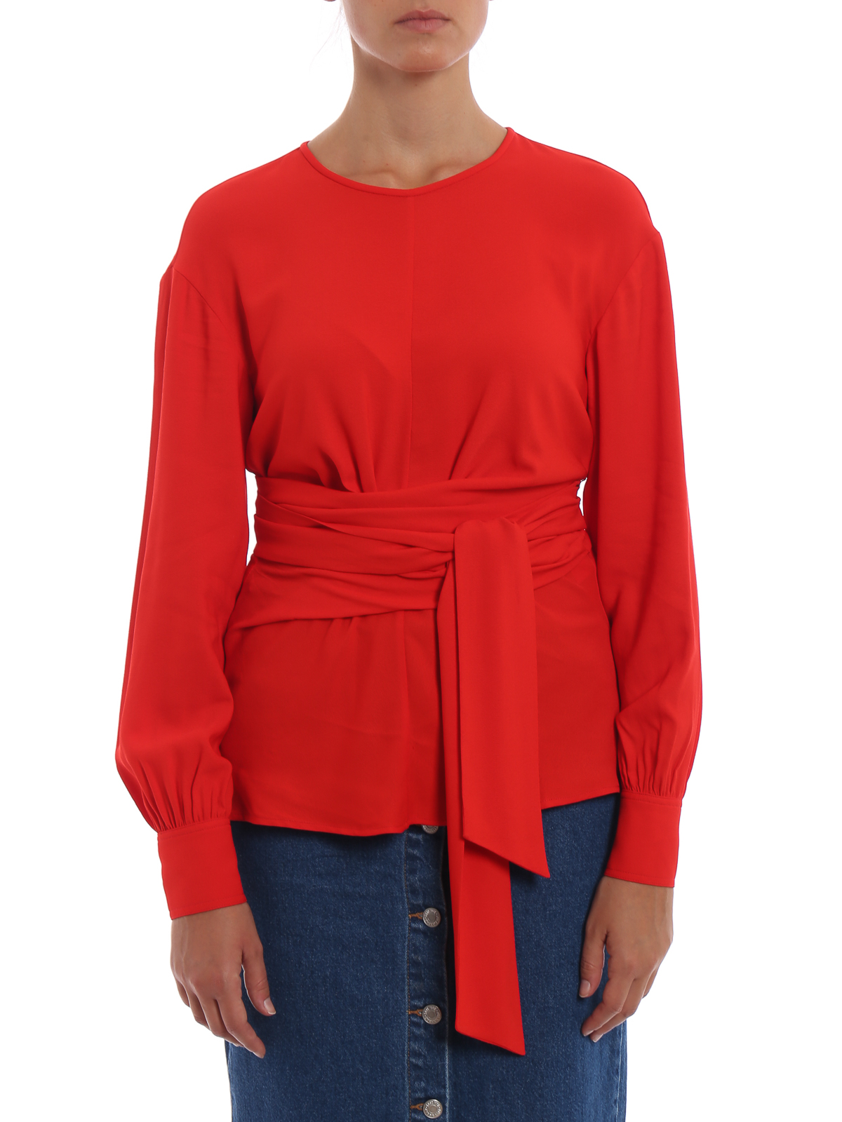 Diane Von Furstenberg ブラウス - 赤|12108DVFCNDYR | THEBS