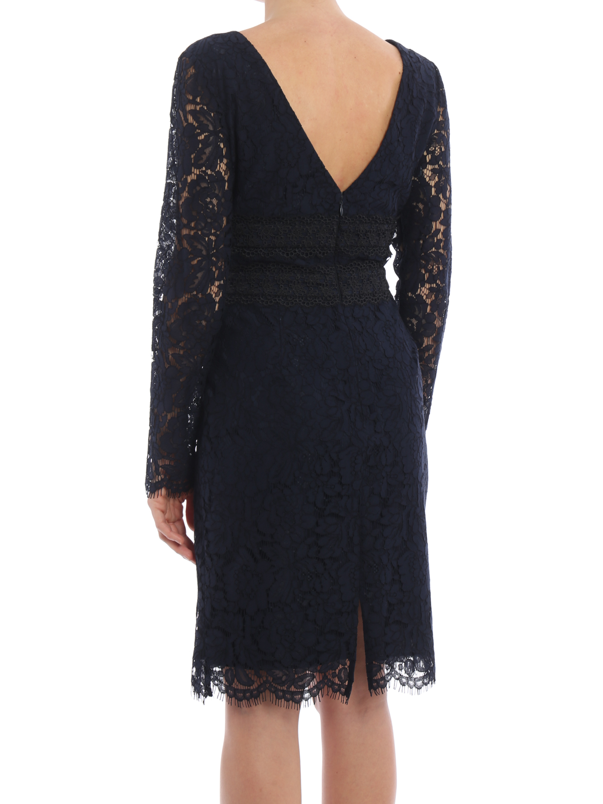 Diane Von Furstenberg Viera lace dress - Blue|D897301N16DNTBL Diane Von Furstenberg Viera lace dress - Blue|D897301N16DNTBL