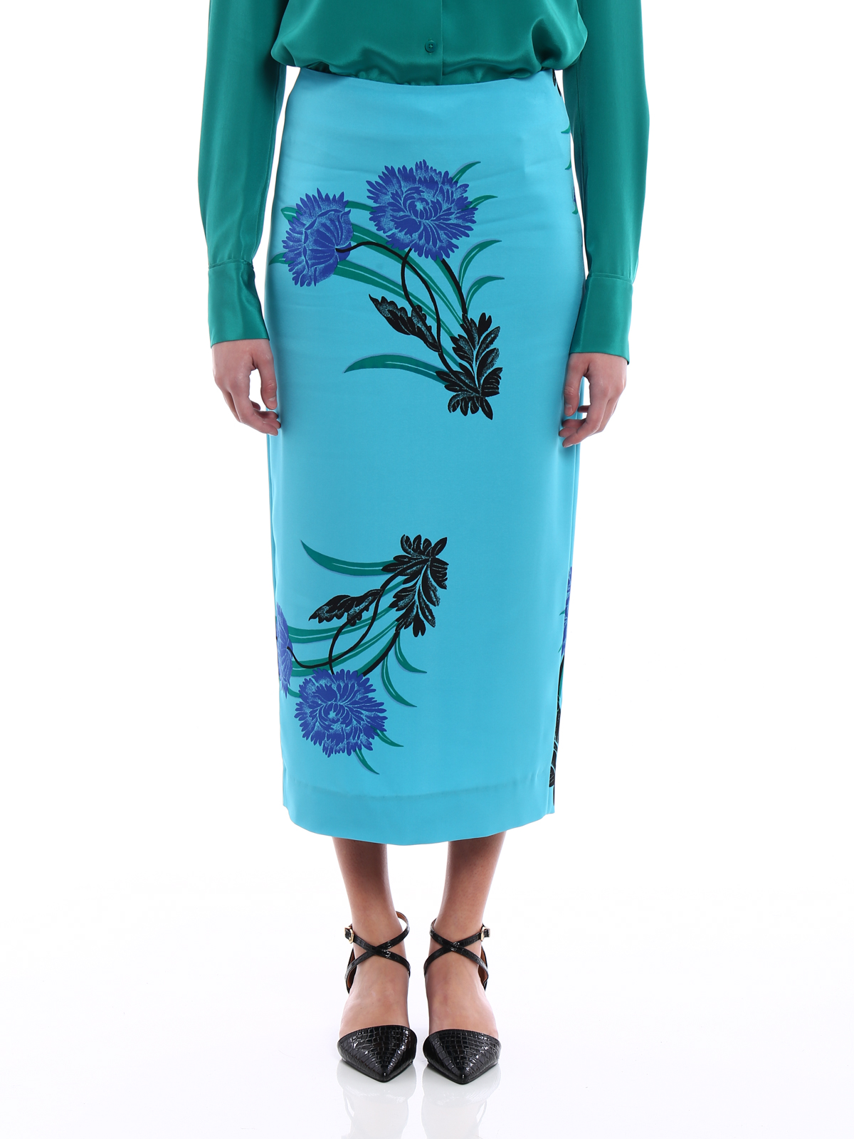 Dvf midi 2025 pencil skirt