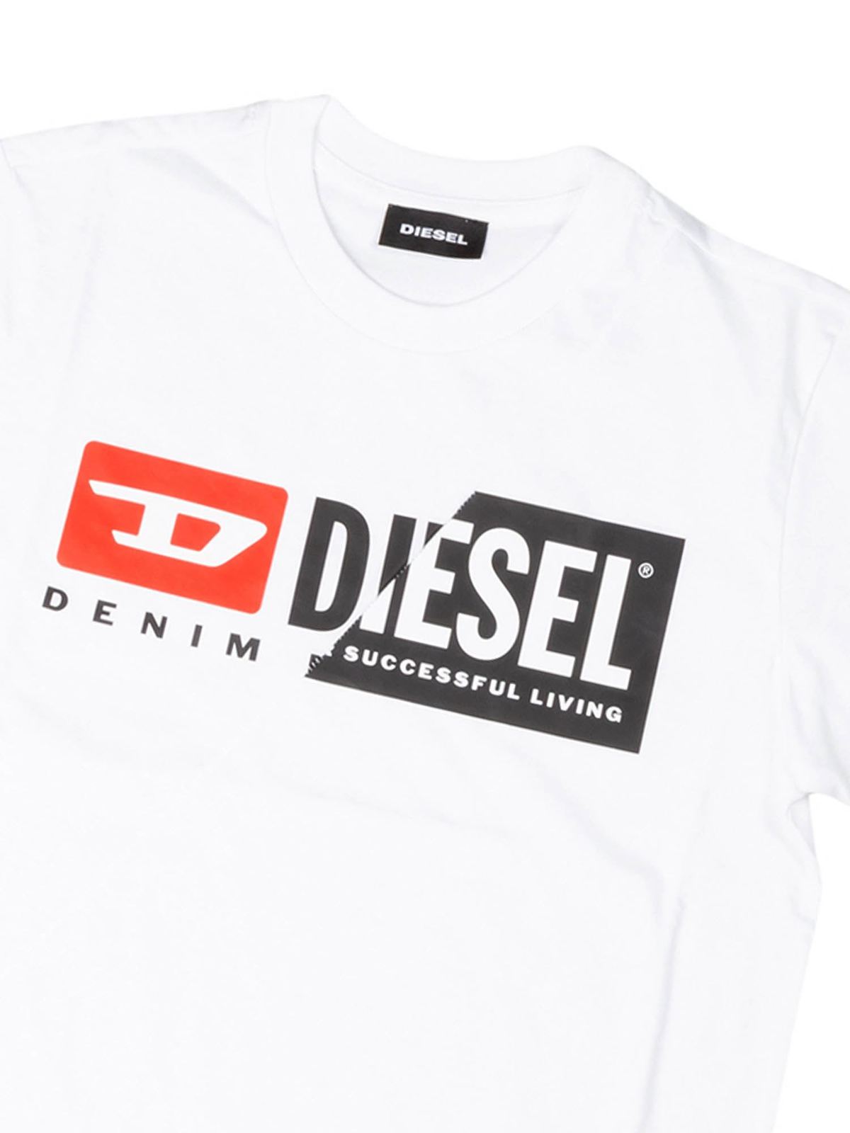FALSO abolir Aturdir Camisetas Diesel - Camiseta - Blanco - 00J4YH00YI9K100 | THEBS [iKRIX]