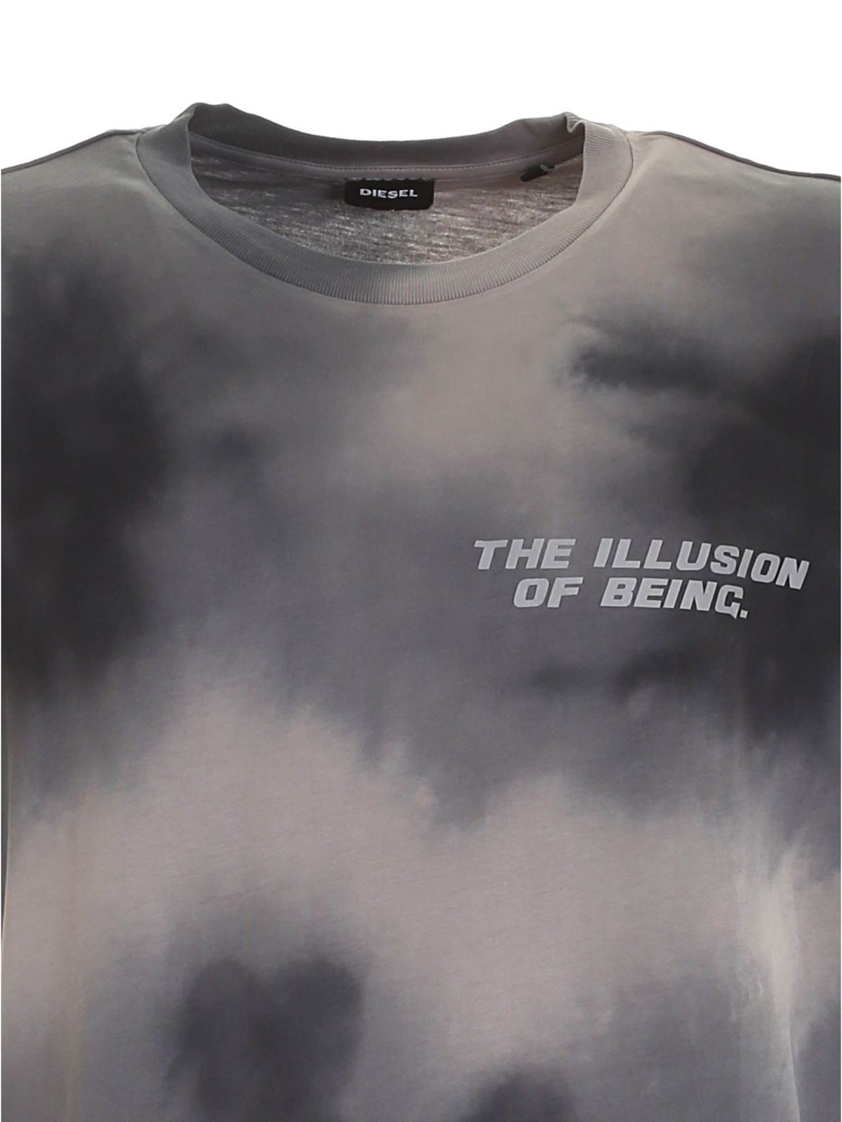 Diesel T-Just-N47 t-shirt in green - Black - Men|A010860CBAL900A