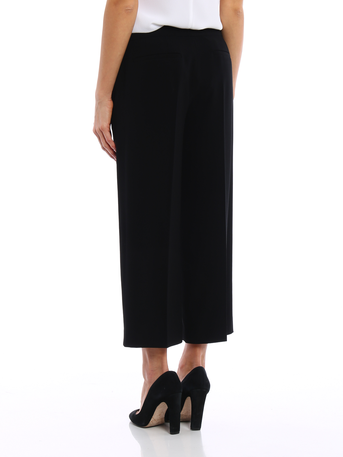 Dkny wide clearance leg cropped pants