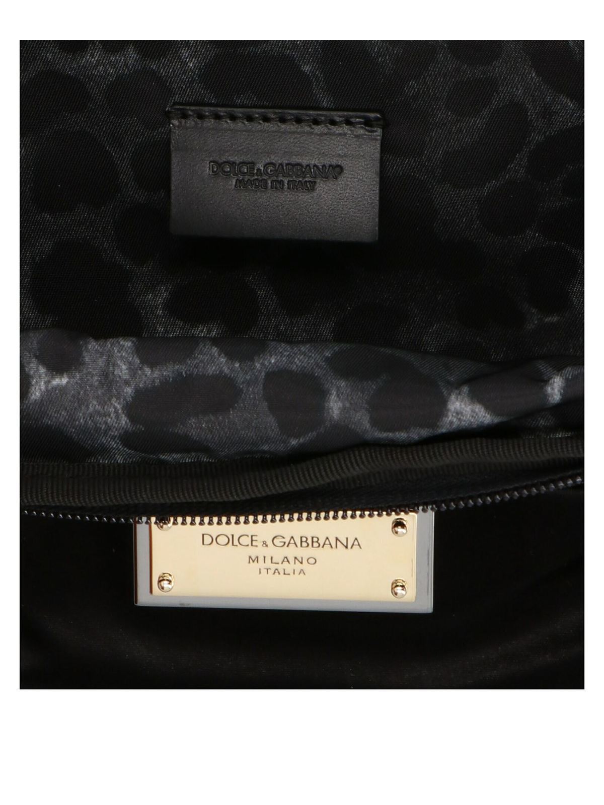 Dolce & Gabbana Sicilia Dna belt bag in black|BM1967AO24380999