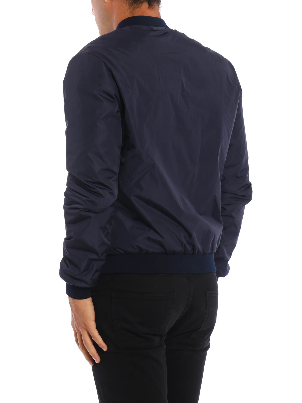 Dolce & Gabbana ボンバージャケット メンズ - ブルー|G9GX1ZG7IEFB0665