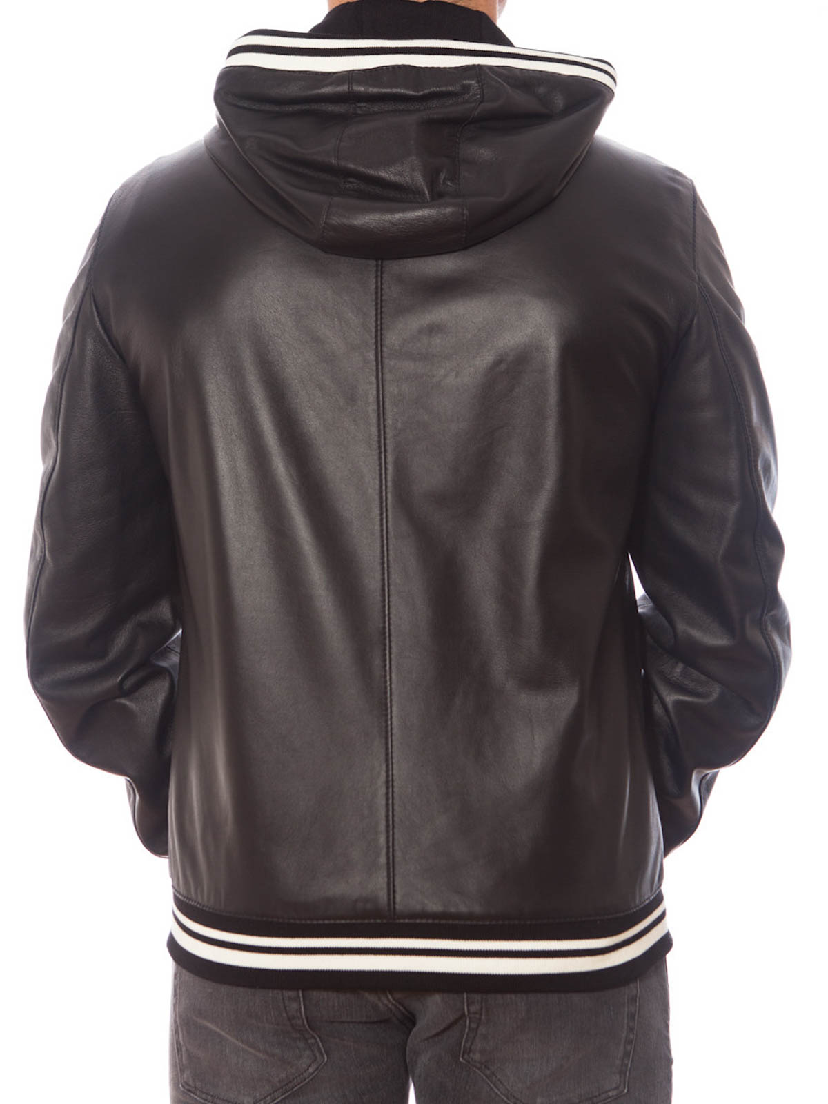 Dolce & Gabbana Napa leather bomber jacket - Men