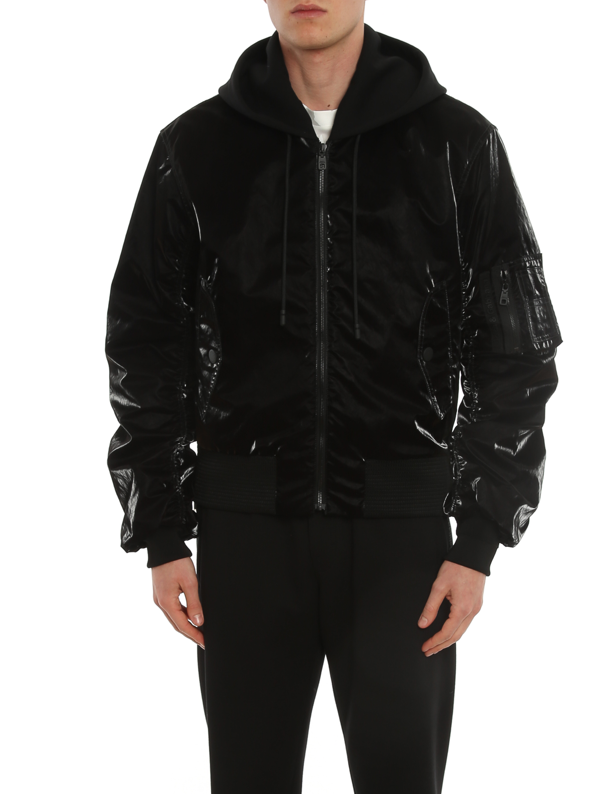 Dolce & Gabbana ボンバージャケット - 黒|G9UI3ZFUSMVN0000
