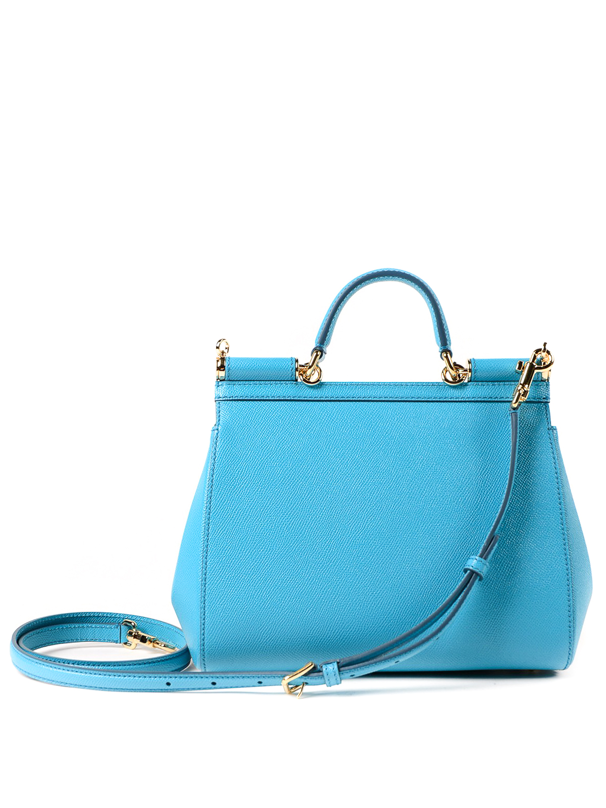 Dolce & Gabbana Small Sicily Shoulder Bag - Blue Size