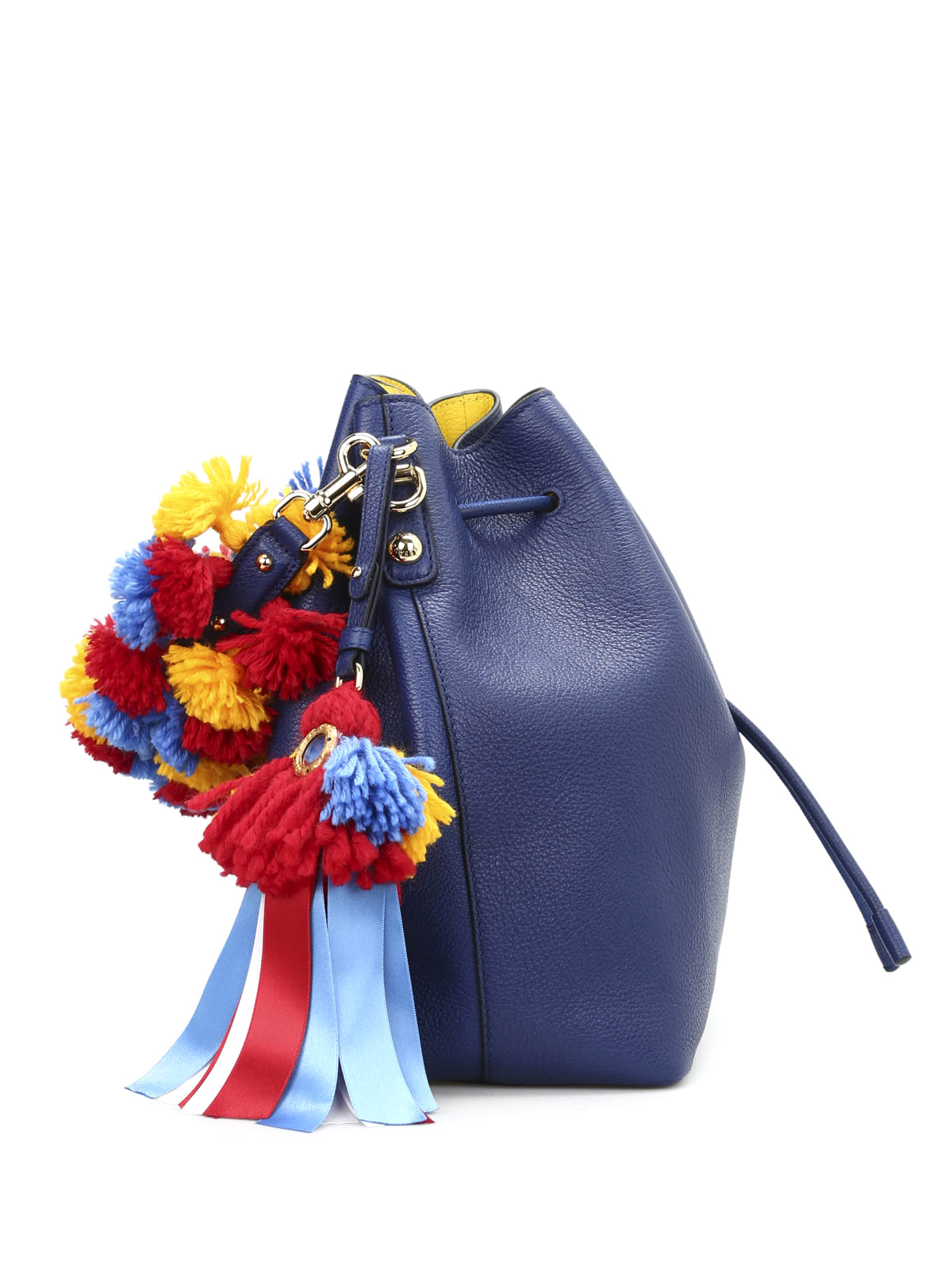 Dolce & Gabbana Claudia bucket bag - Blue|BB6139AD1078C612
