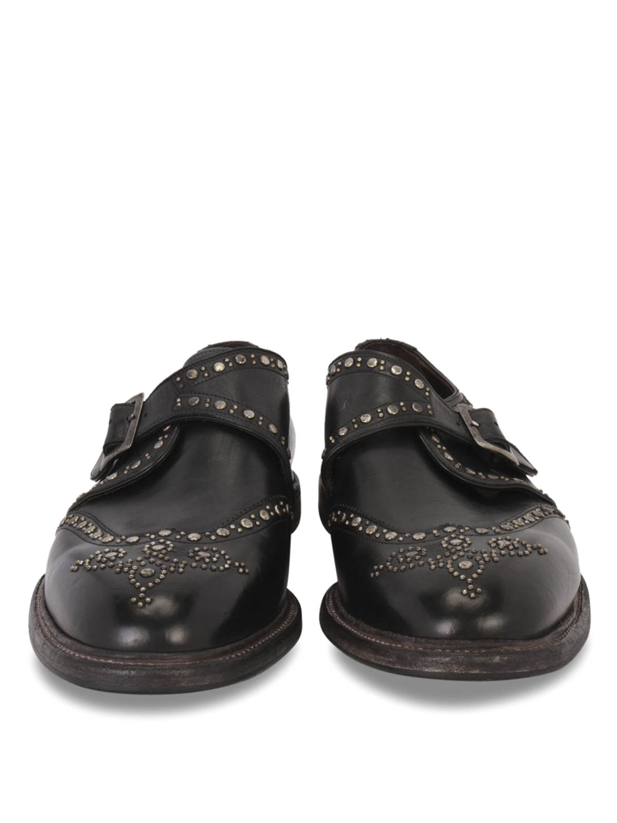 Mens Dolce & Gabbana Monk Dolce & Gabbana Brown Leather Monk Strap Formal Derby Men main image 2