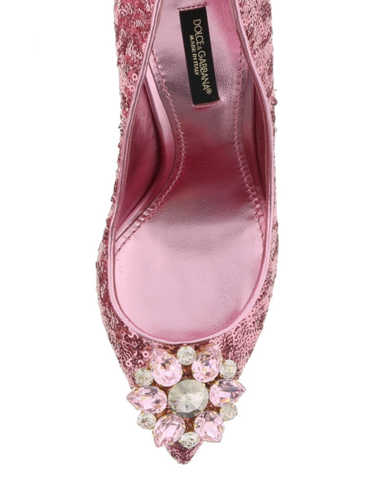 Dolce and gabbana hot sale sparkly shoes pink