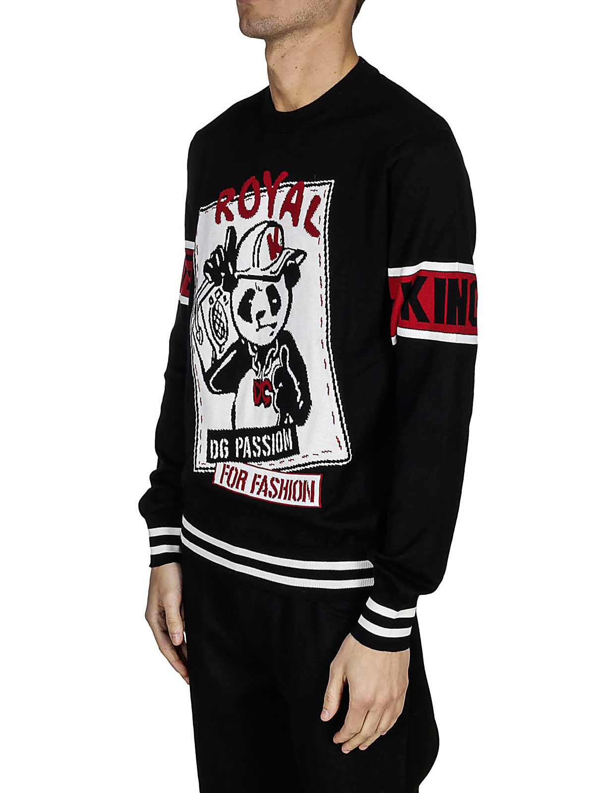 Dolce & Gabbana DG Royals Long-Sleeve T-Shirt - Black