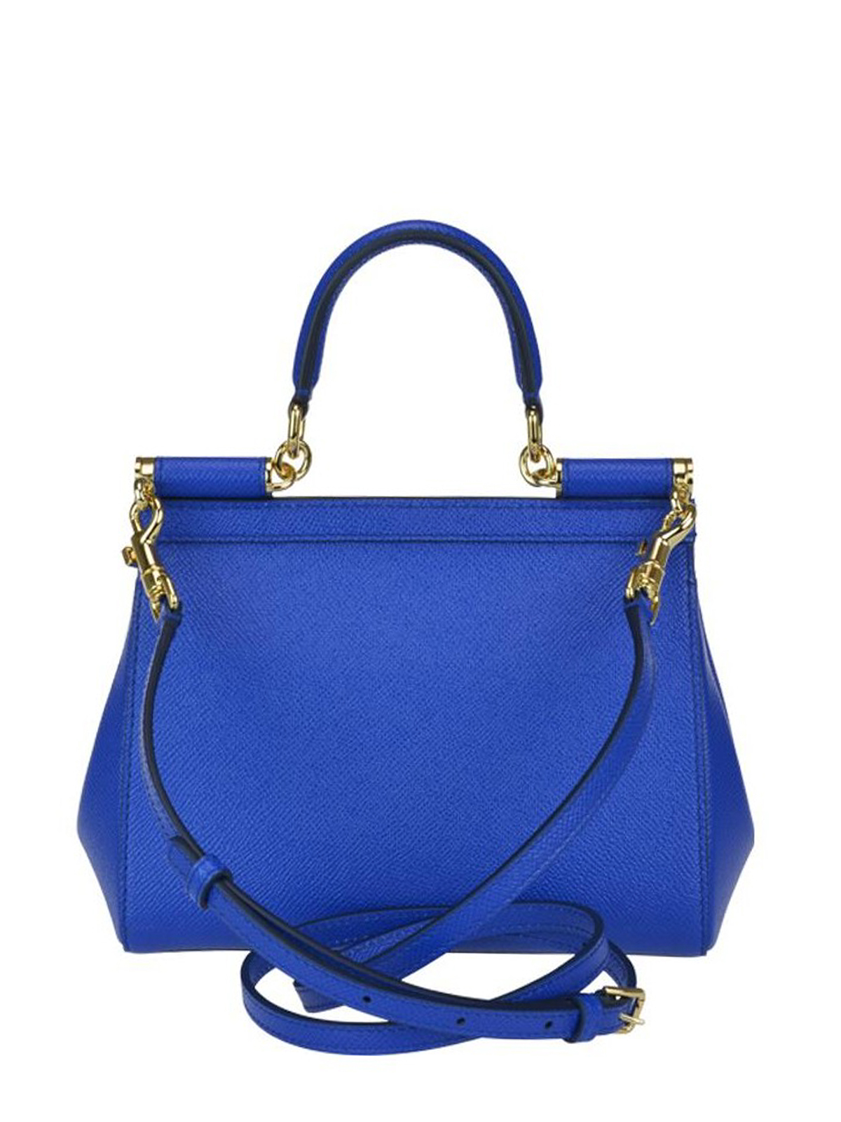 Dolce & Gabbana - Sicily Regular Dauphine Leather Light Blue