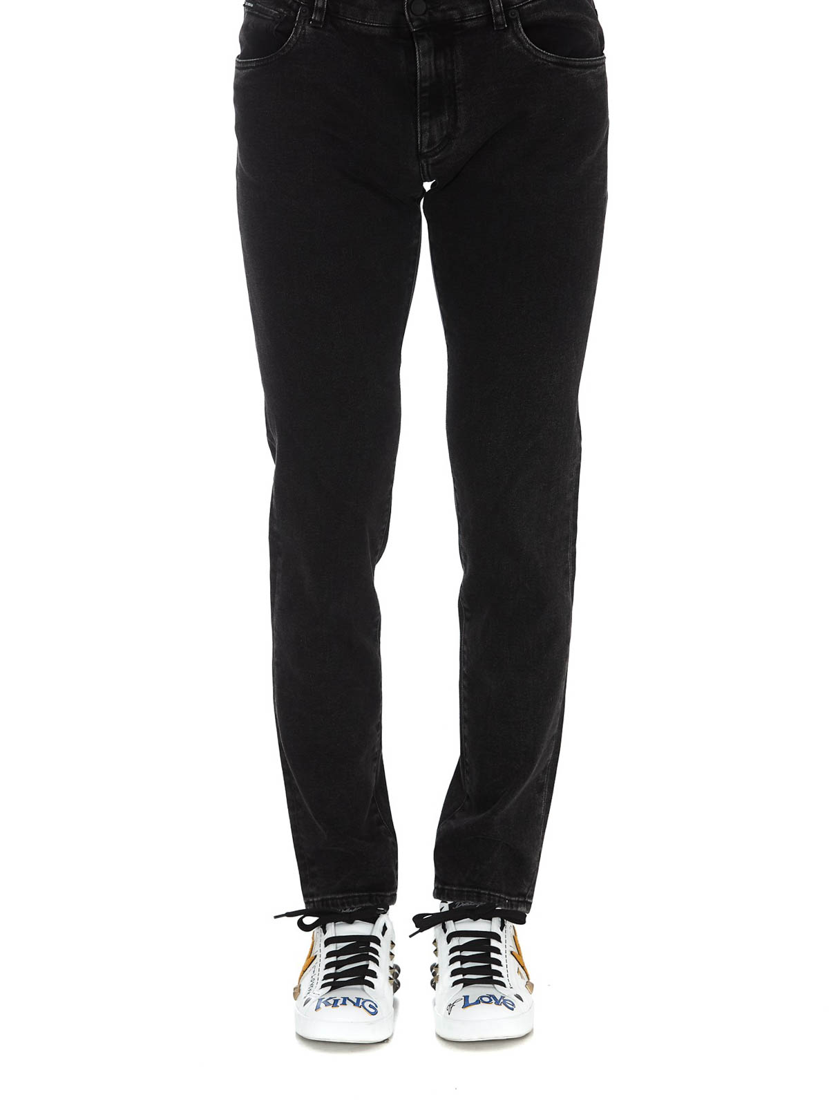 Dolce & Gabbana スキニージーンズ - 黒|GY07LZG8DL1S9001