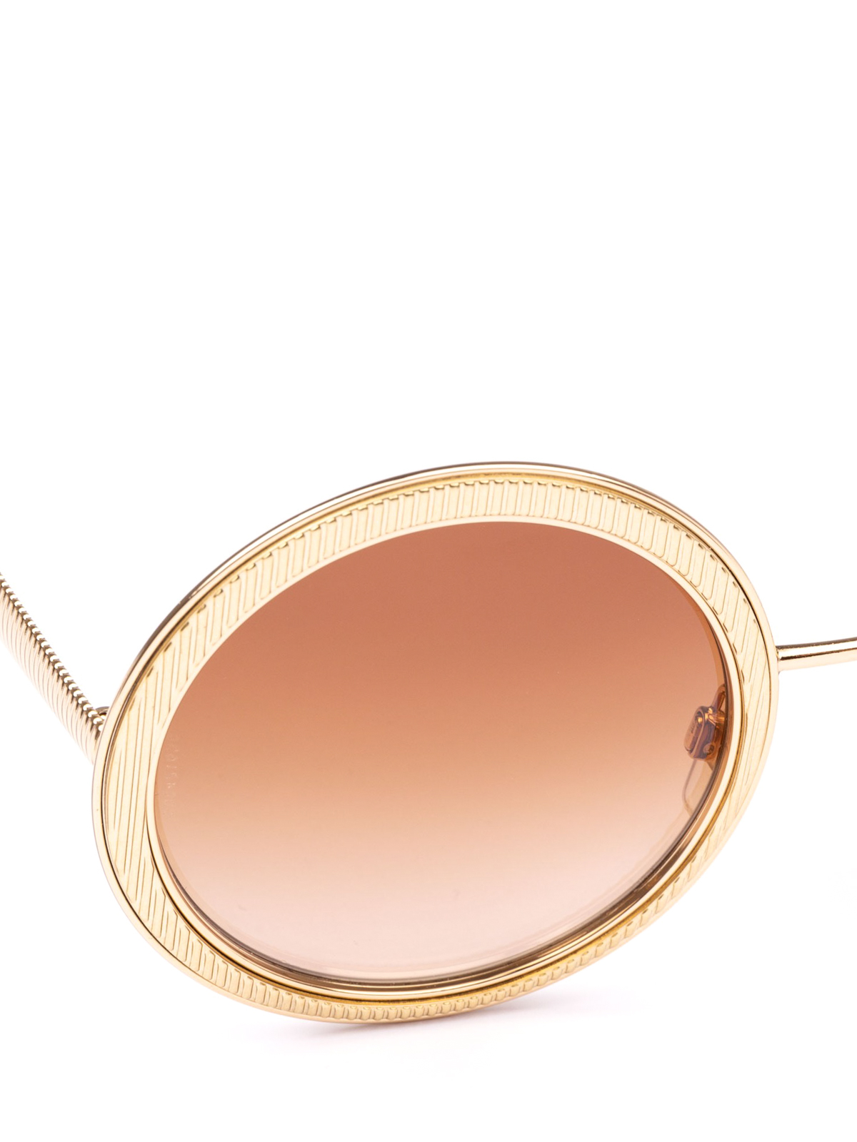 Dolce & Gabbana Gold-Toned Round Sunglasses Dolce Gabbana 2215k Sunglasses main image 3