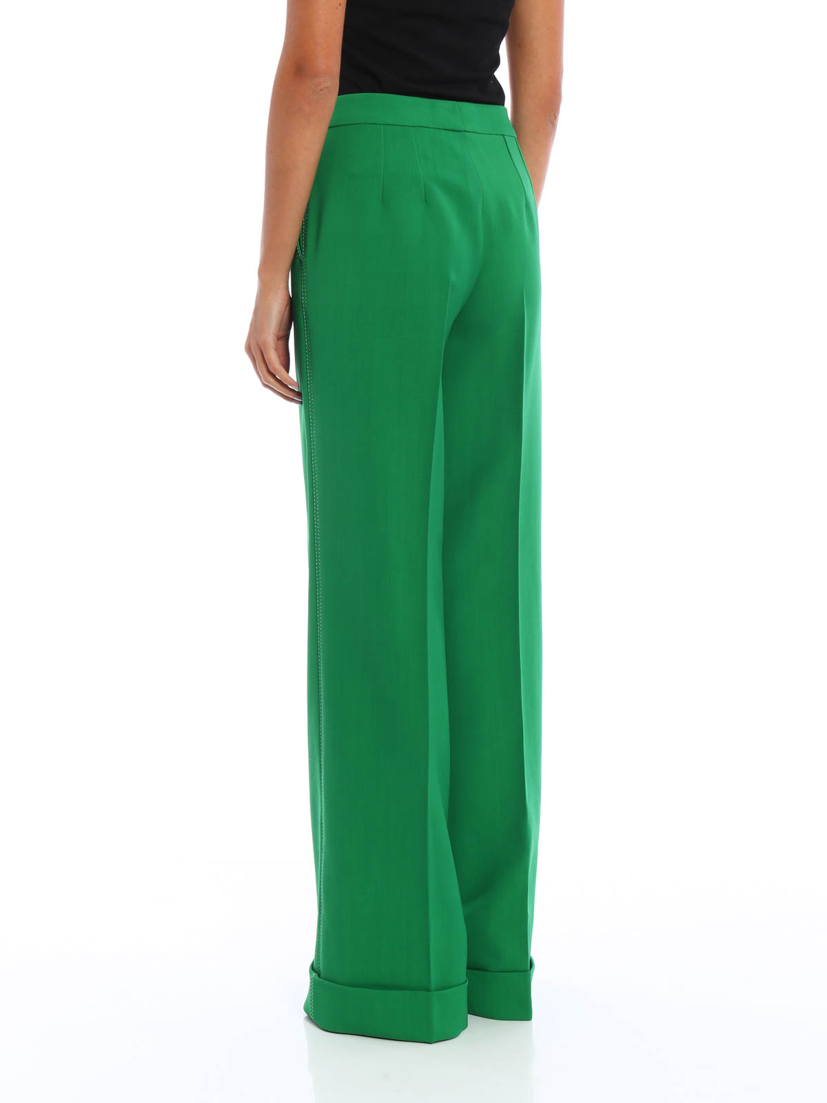 Torrente Niño Completamente seco Pantalones de sastrerìa Dolce & Gabbana - Pantalón De Vestir Verde Para  Mujer - FTAM9TFU2K8V0396