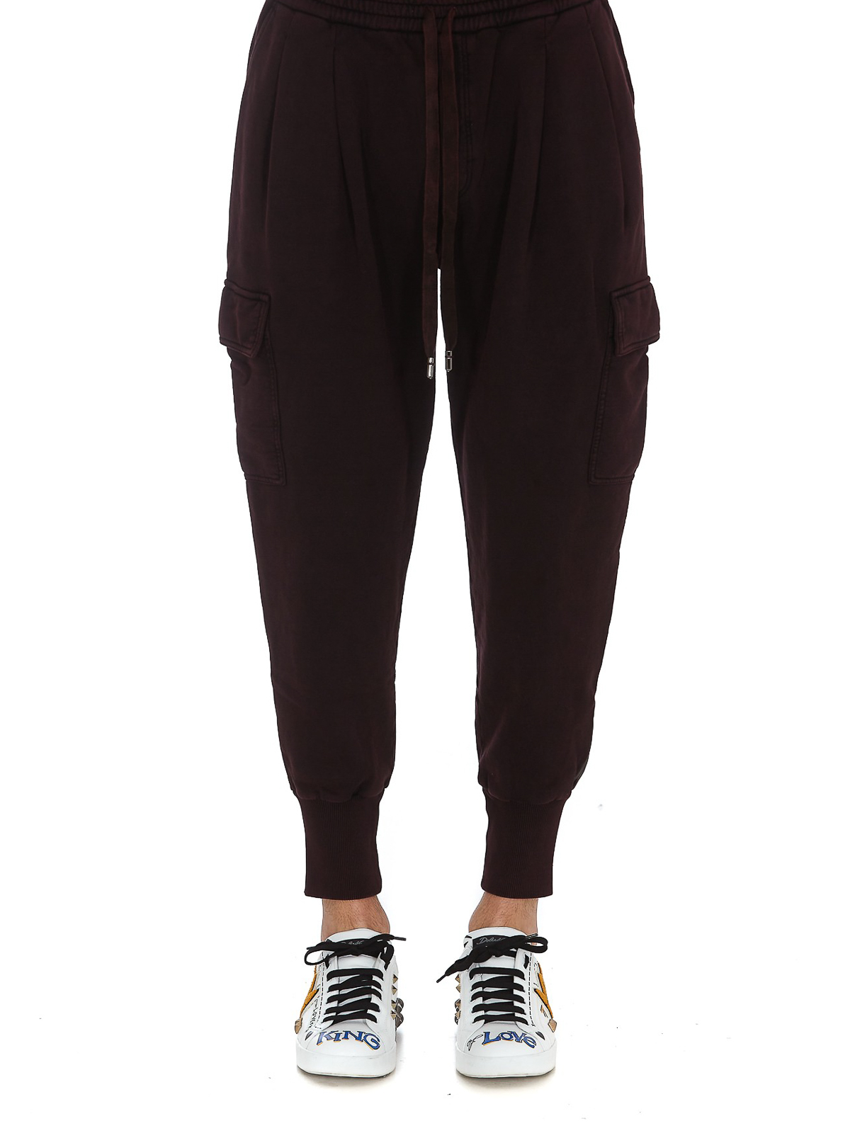 Tracksuit bottoms Dolce & Gabbana - Cotton cargo sweatpants