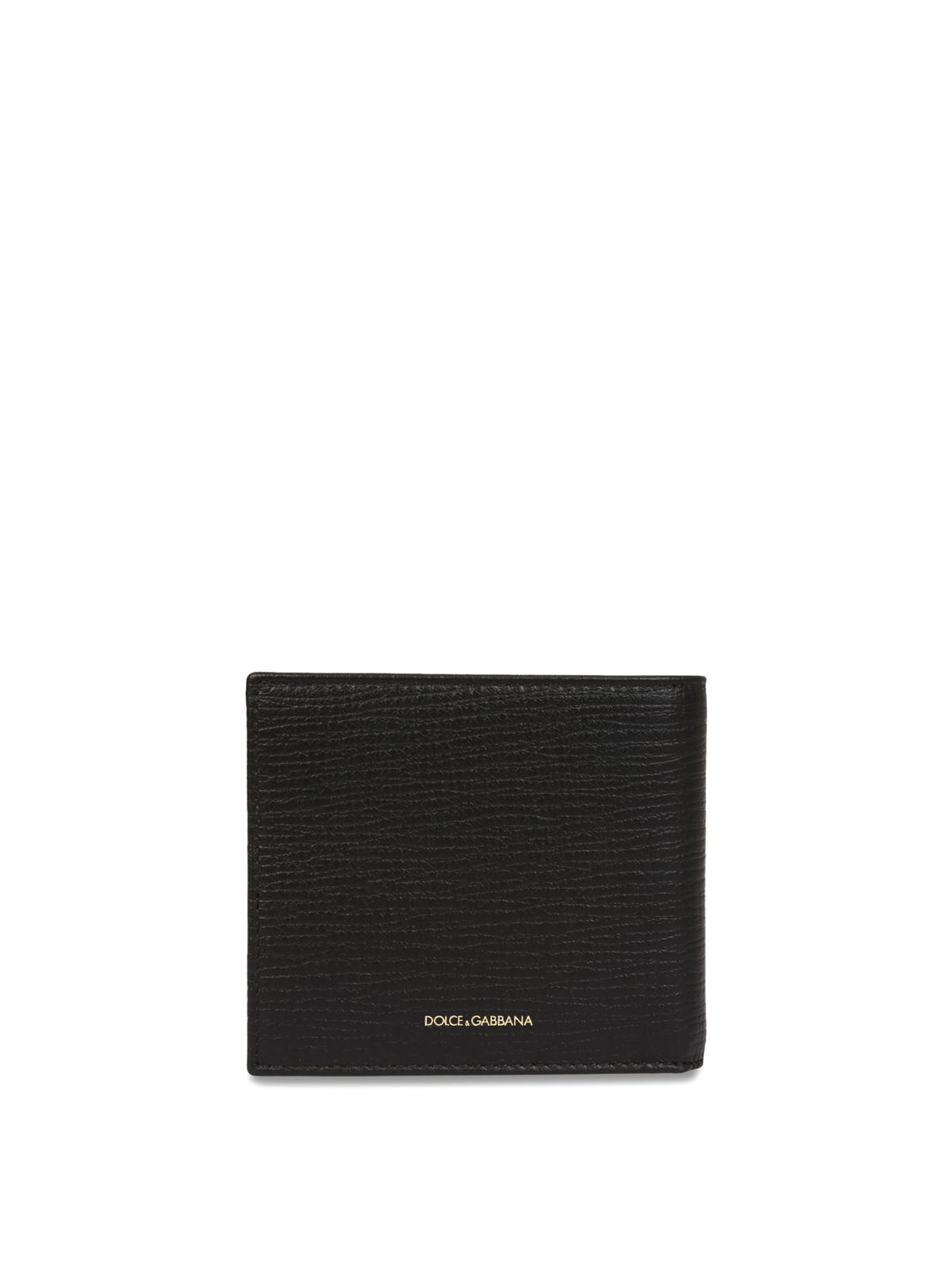 Shop Dolce & Gabbana Designer Patch Leather Wallet In Black