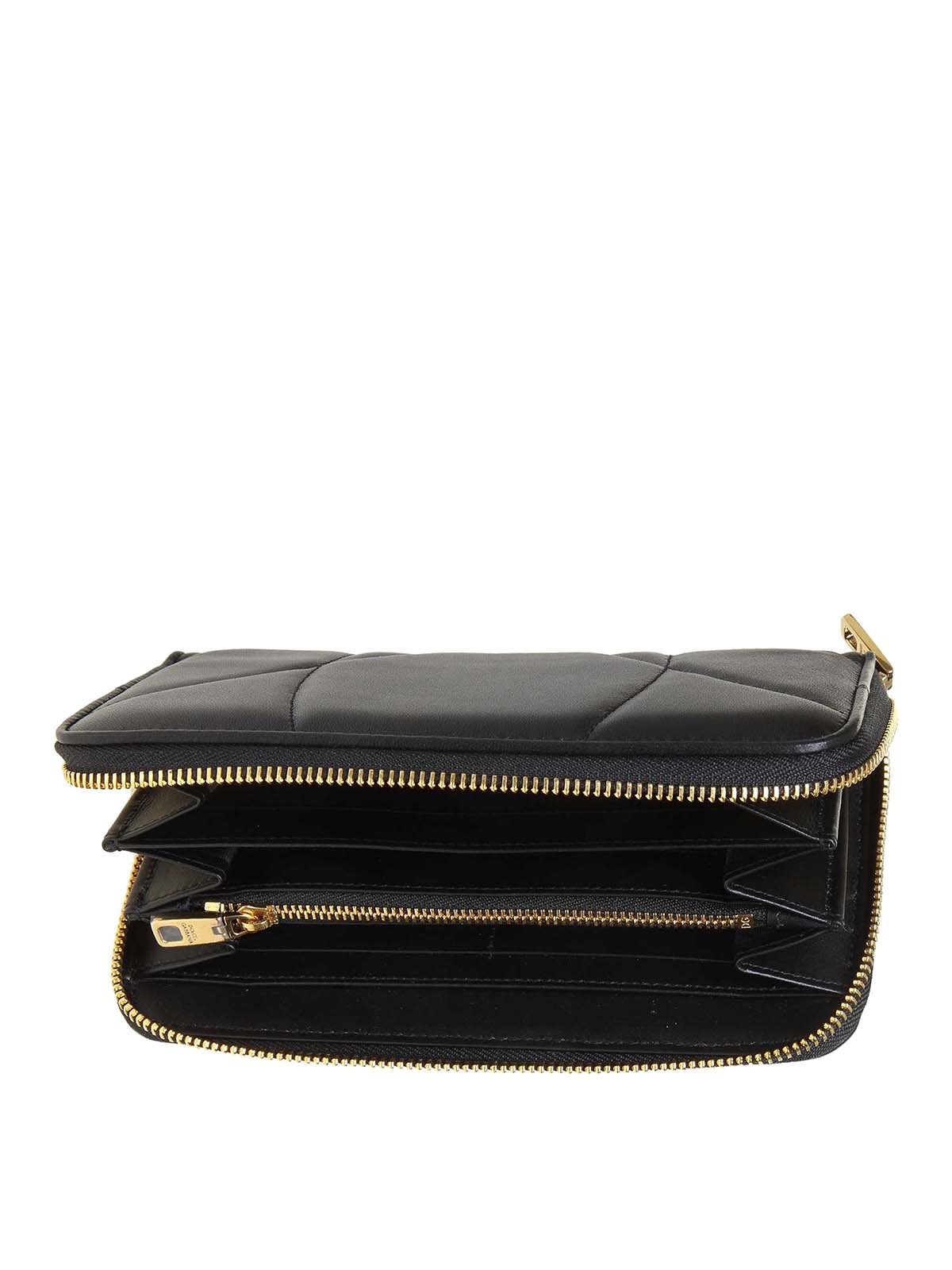 Shop Dolce & Gabbana Devotion Black Quilted Leather Wallet