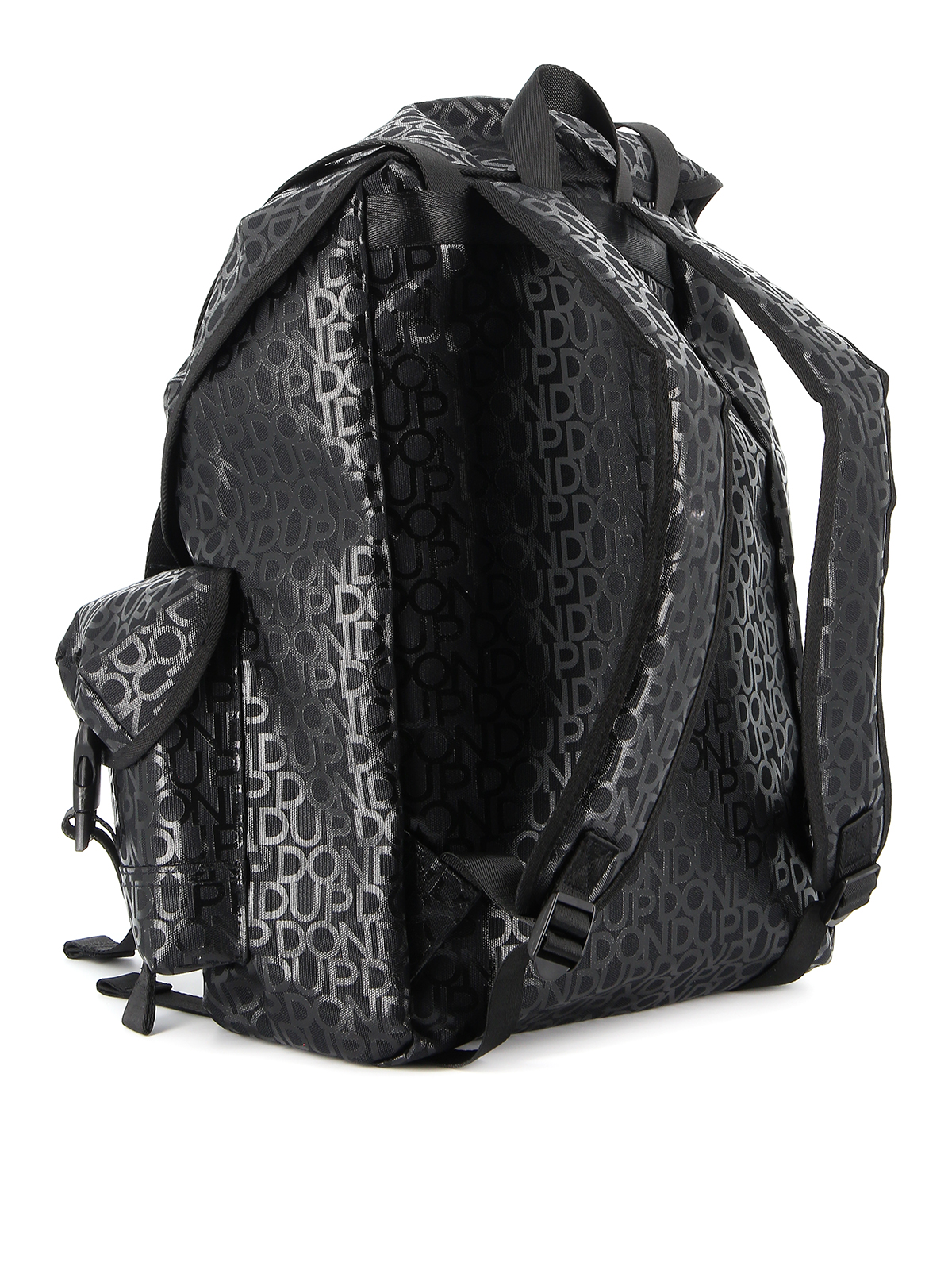 Inspektion Betaling Sommetider Backpacks Dondup - Logo print backpack - UB006Y00433UXXXDU999