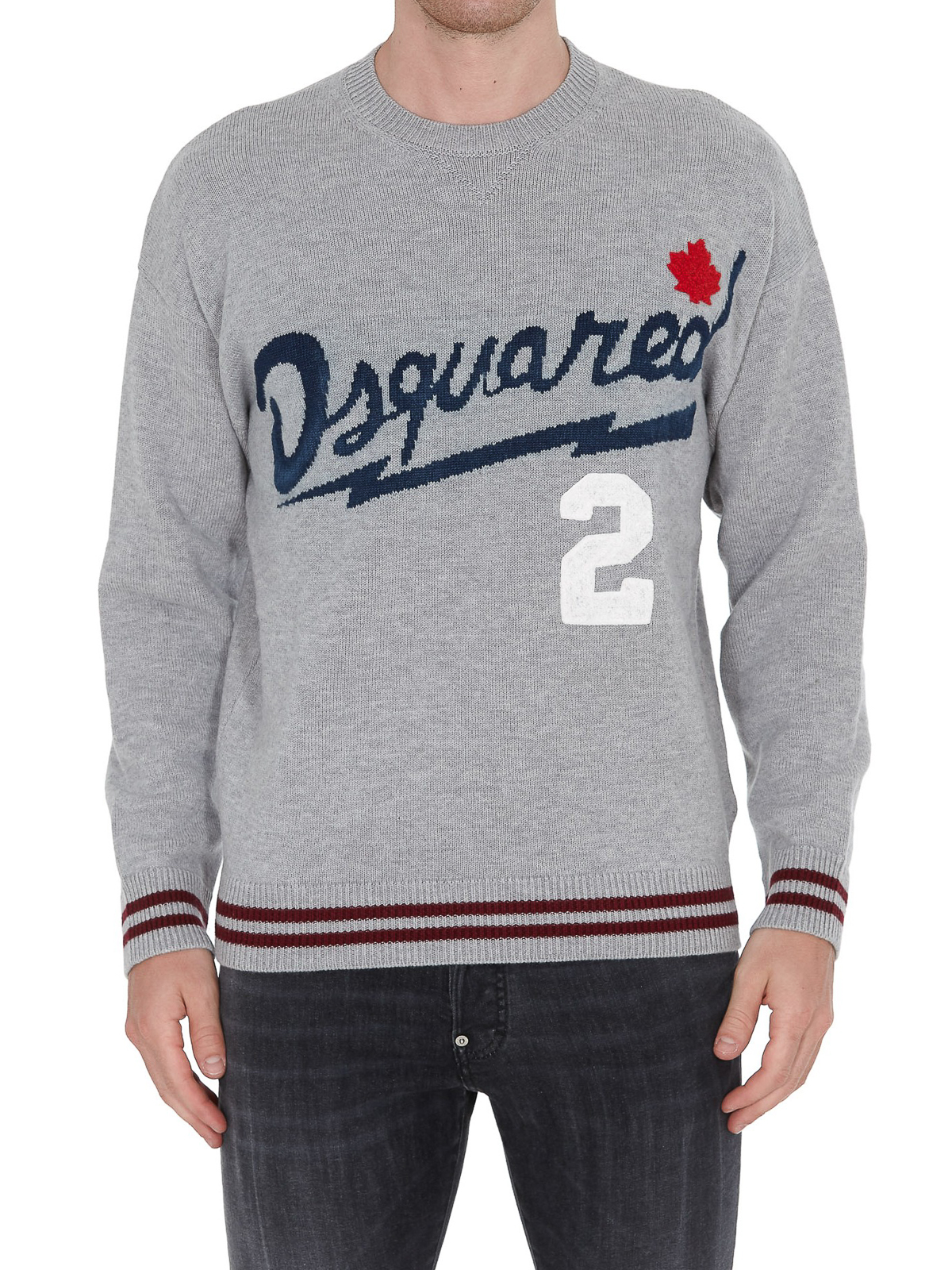 Crew necks Dsquared2 - Inlaid logo sweater - S74HA1085S17388961