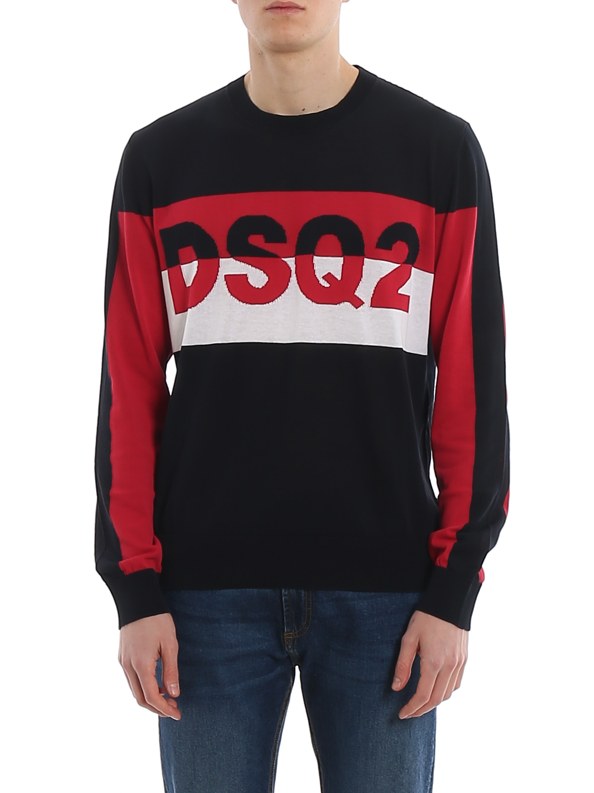 Dsquared2 Intarsia Crew-Neck Jumper