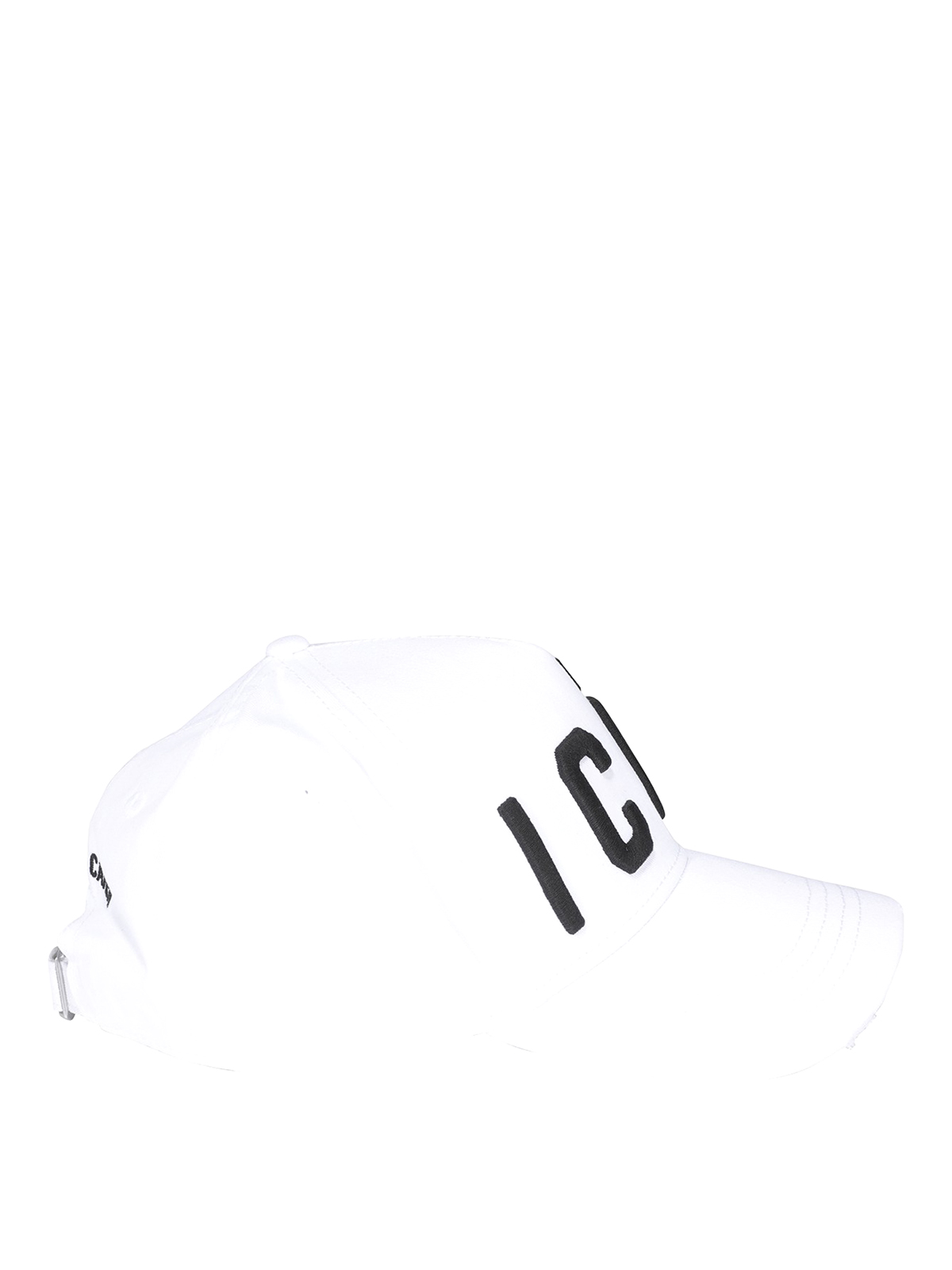 Shop Dsquared2 Idol Cotton Baseball Cap In White