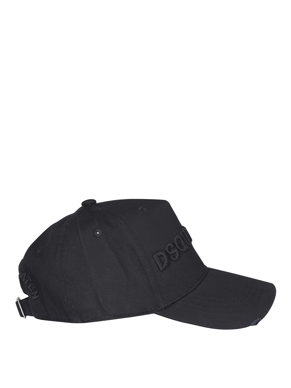 Shop Dsquared2 Logo Embroidery Baseball Cap In Black