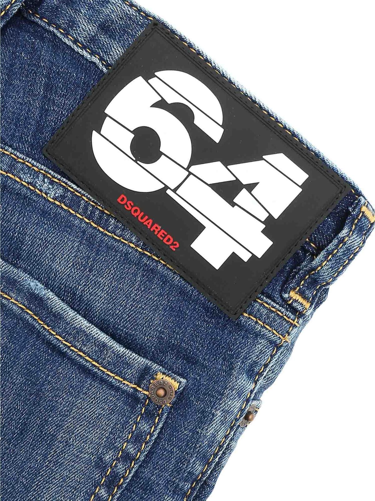 Dsquared2 Clement jeans in delavè blue Blue DQ01Q3D00VUDQ01 - Main Image