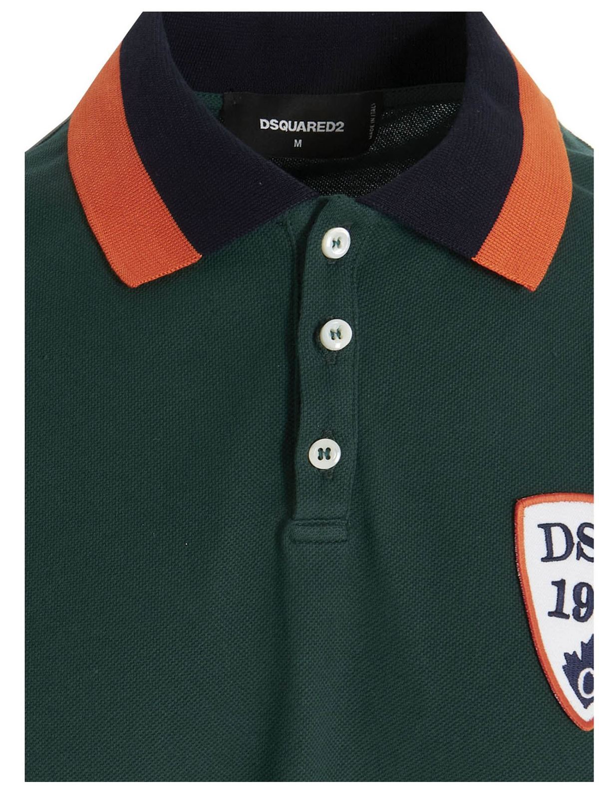 Dsquared2 ポロシャツ - 緑 - グリーン|S74GL0039S22743650