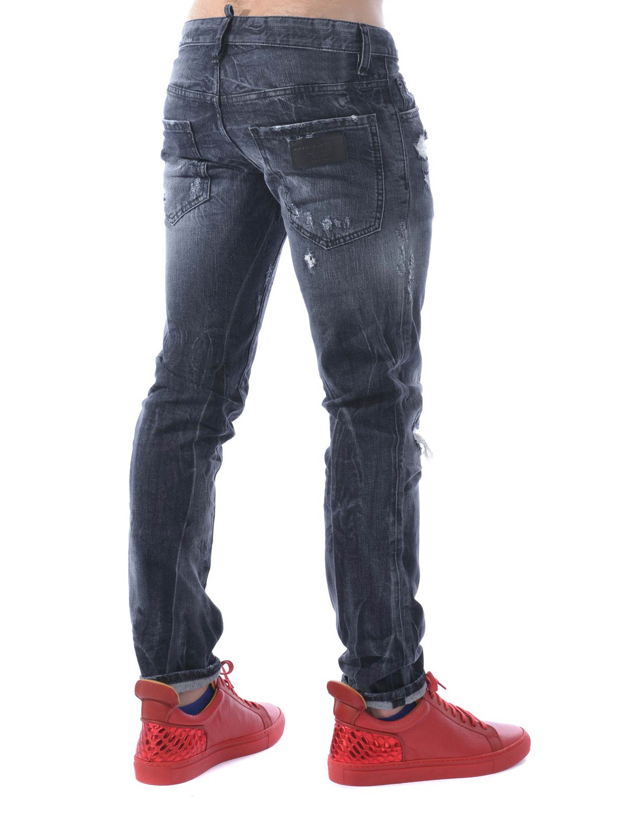 Skinny jeans Dsquared2 - Clement used wrinkled looking jeans